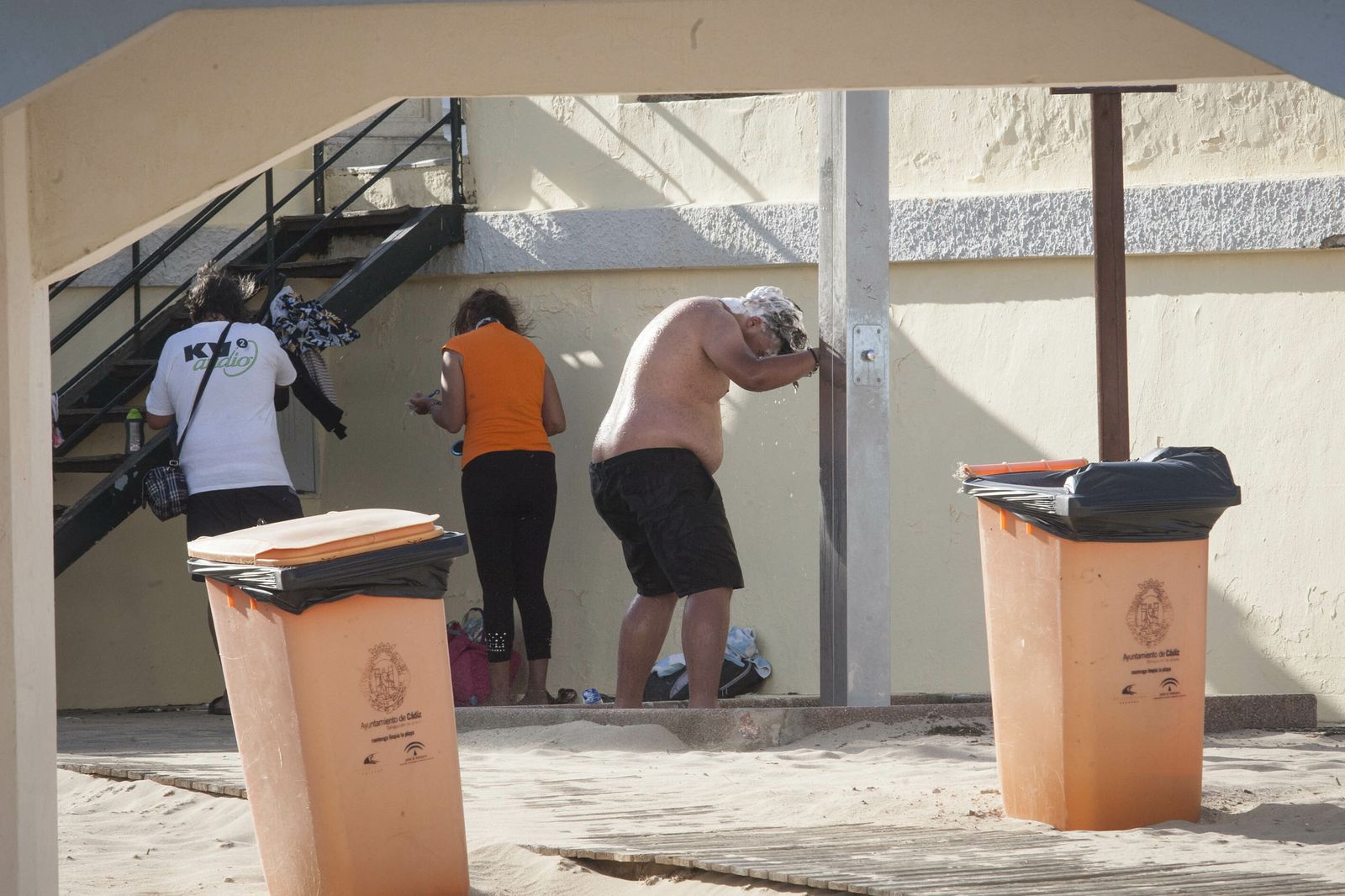 Bajos de la playa de La Caleta.
