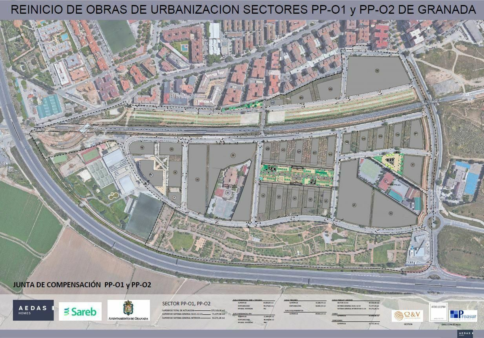 Mapa de la zona Ferrocarril Oeste que se va a urbanizar Mapa de la zona Ferrocarril Oeste que se va a urbanizar