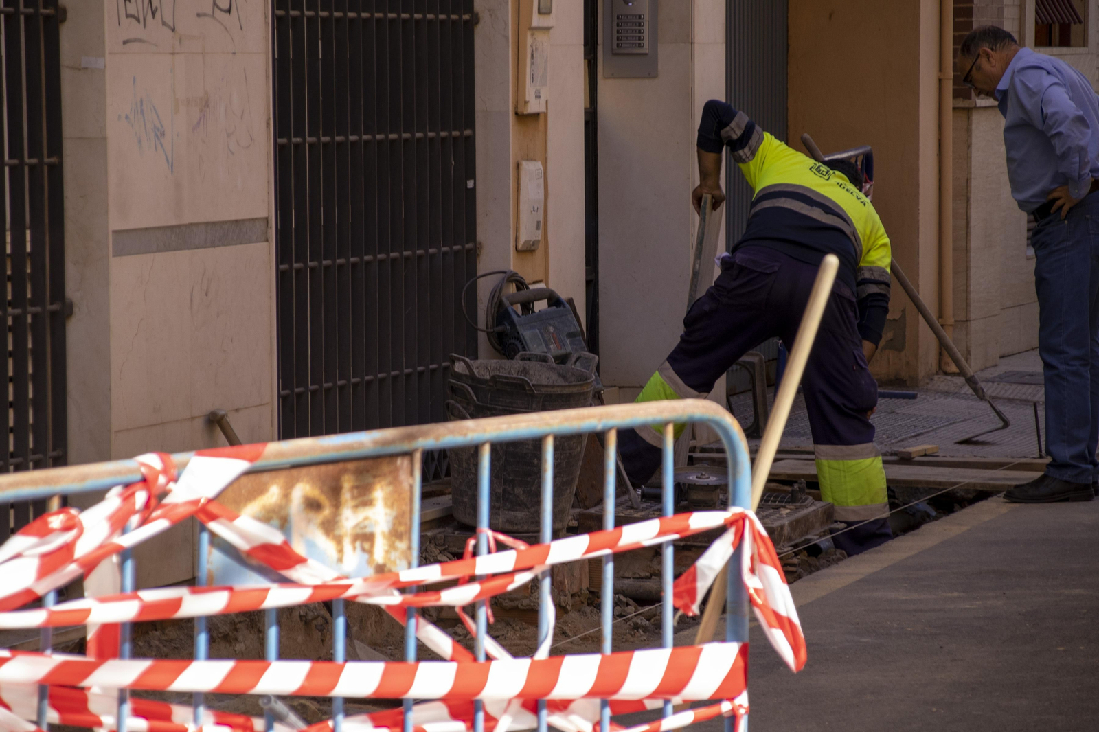 Obras en las calles : Méndez Núñez, Plus Ultra, Gravina y Médico Luis Buendía.
