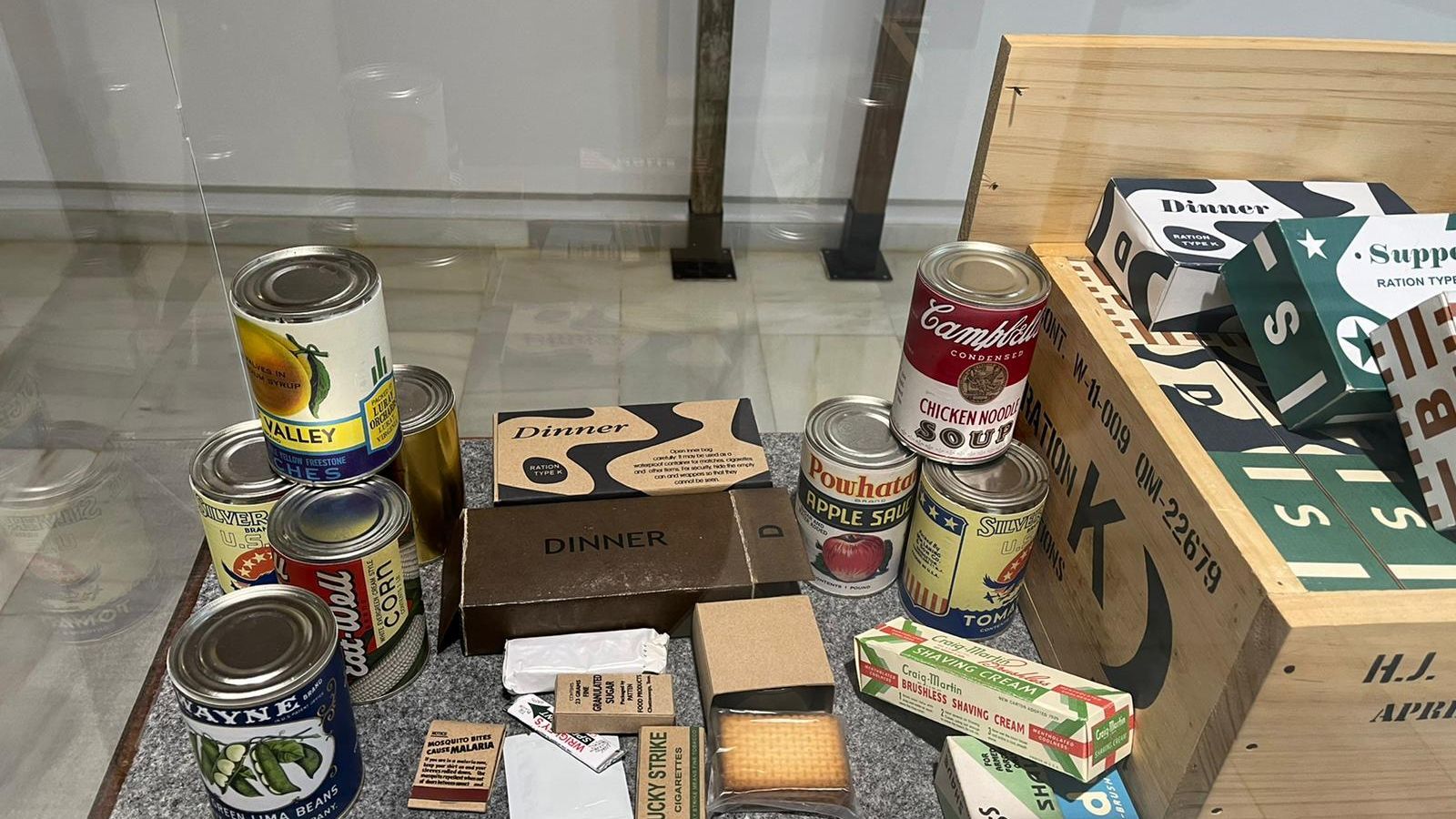 Muestras de la exposición