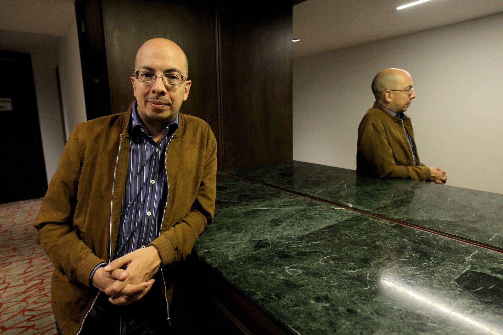 Jorge Volpi en una imagen tomada en México, en la última edición de la Feria Internacional del Libro (FIL) de Guadalajara.