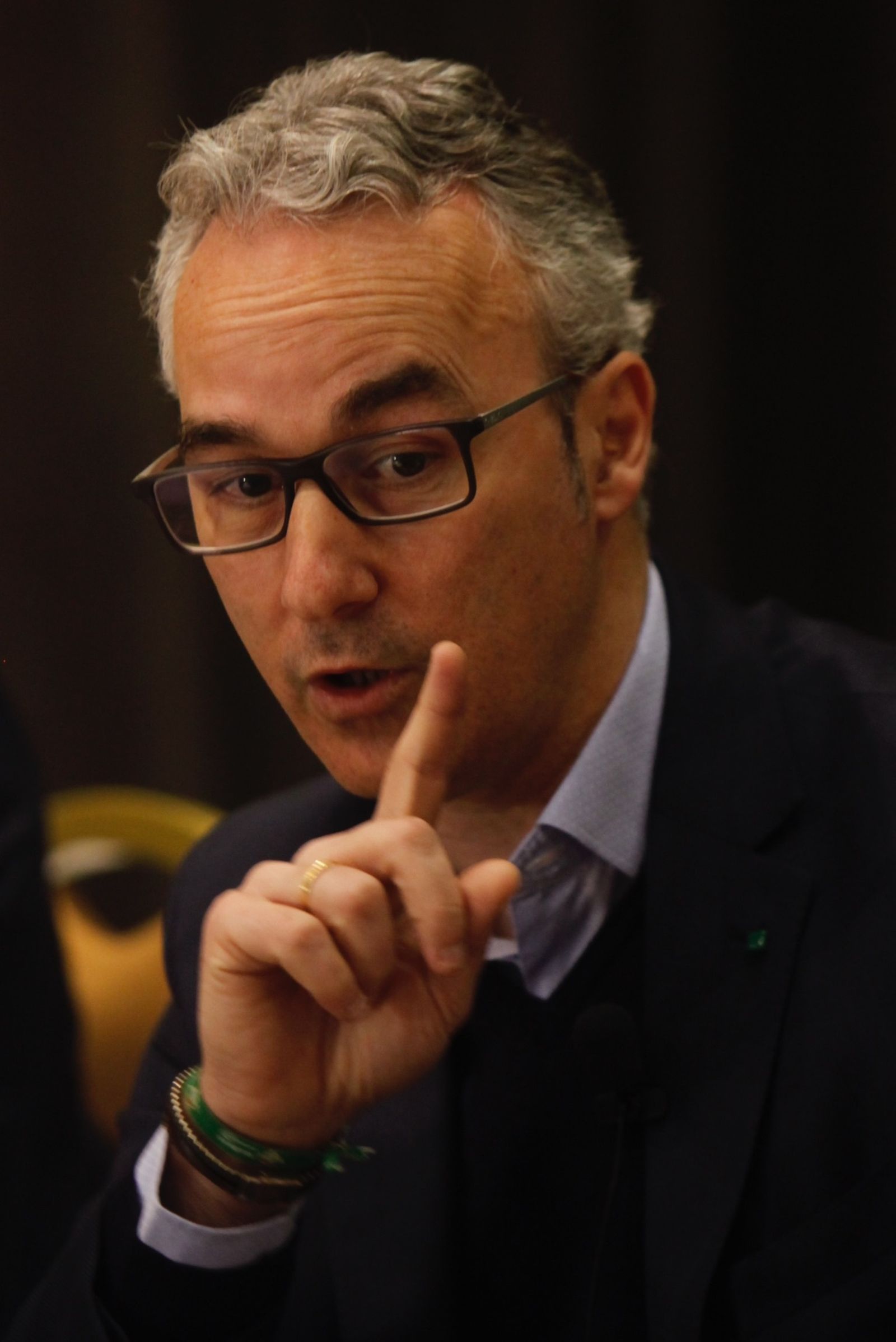 Torrecilla durante la rueda de prensa.