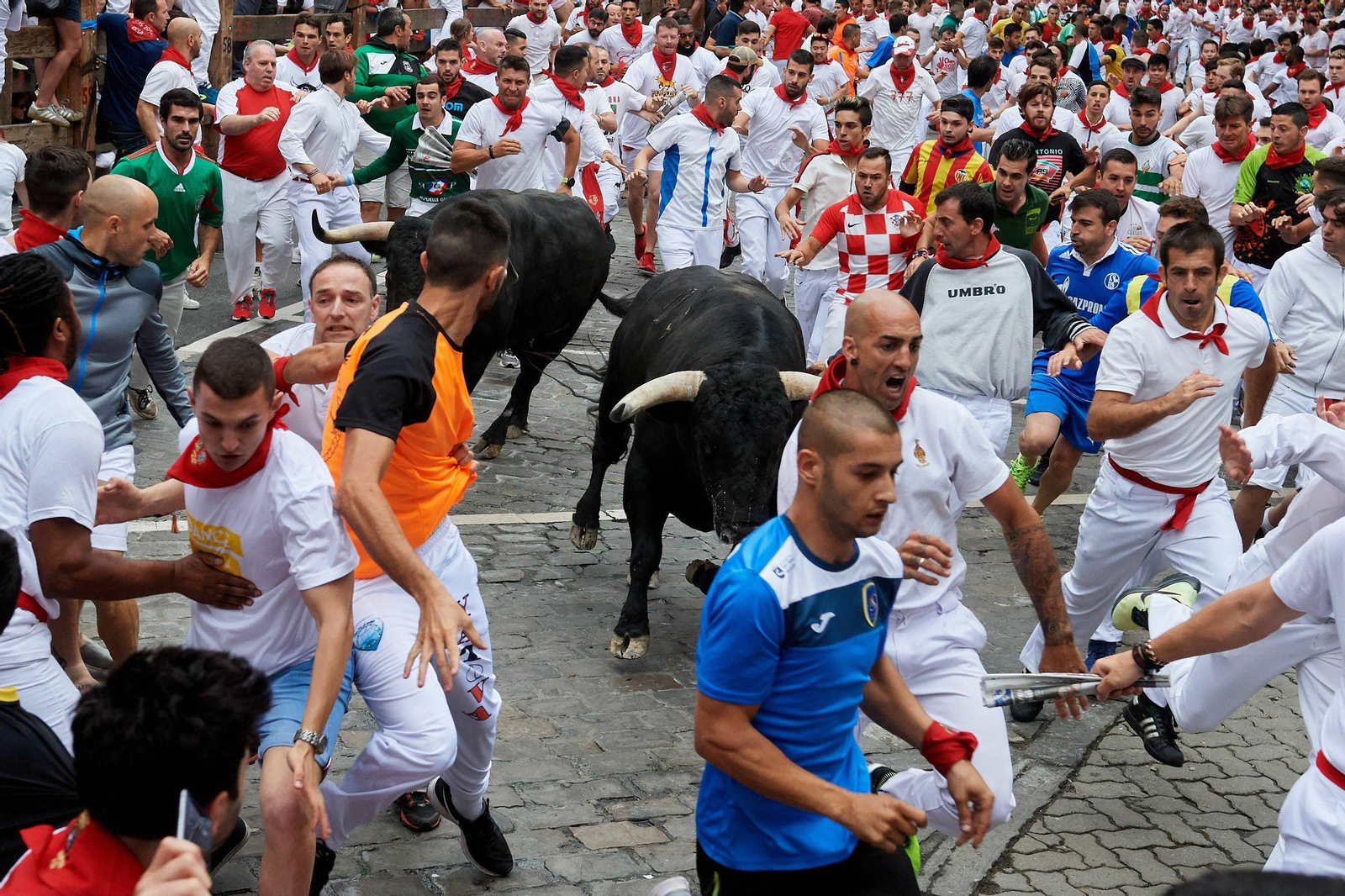Primer encierro de los sanfermines 2019
