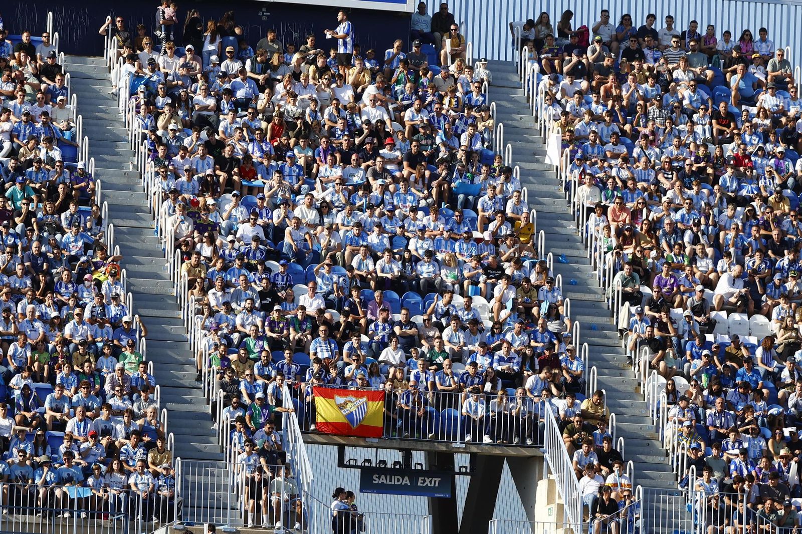 Búscate en las gradas de La Rosaleda en el Málaga CF-Castellón