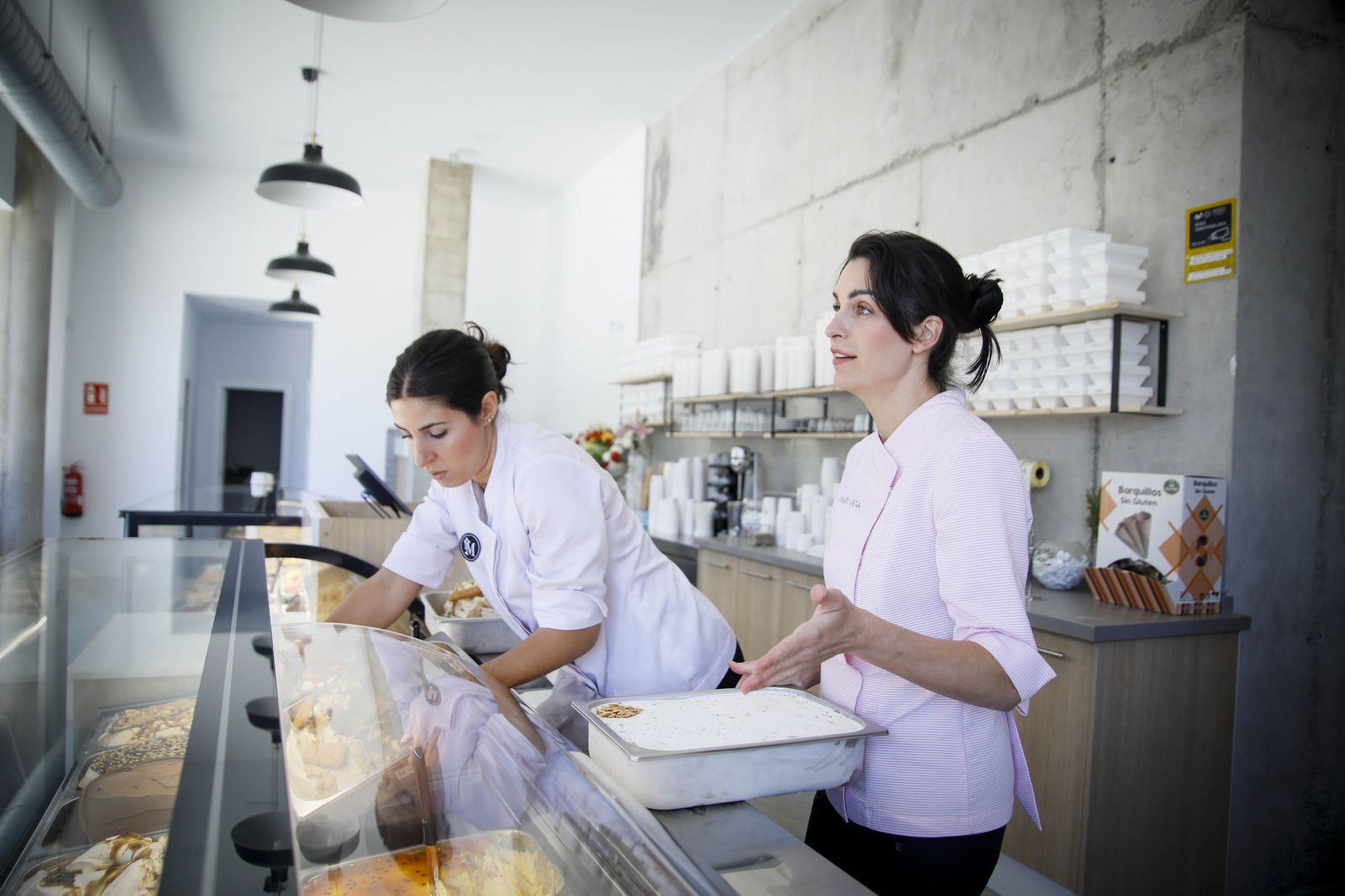 Imágenes de la heladería Marconata en Almería
