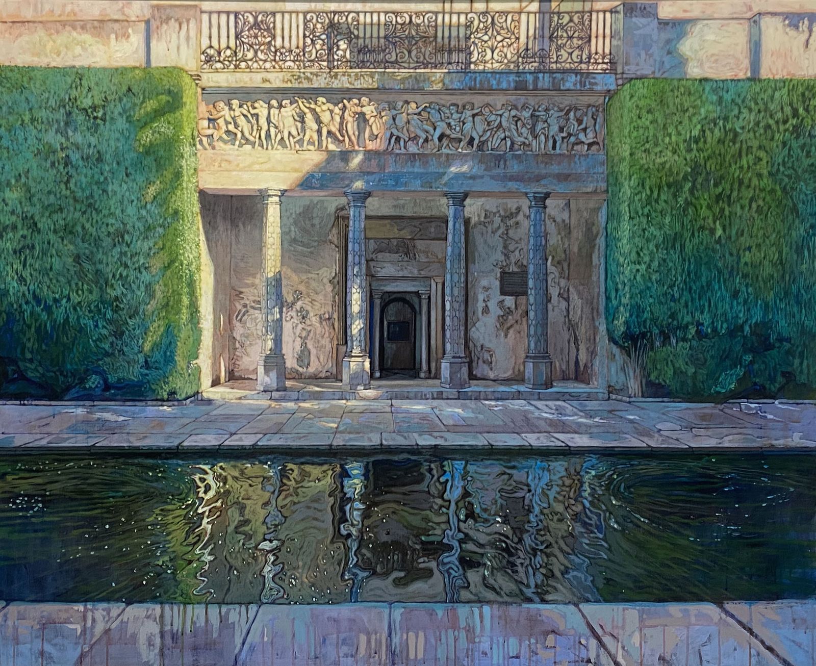 Una obra inspirada en el Carmen Blanco gana el concurso de pintura AguaGranada