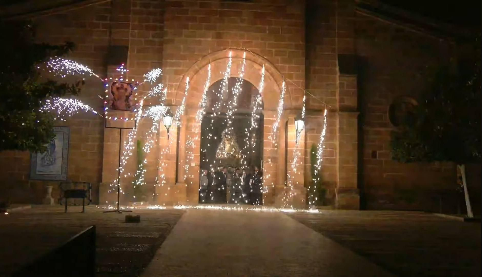 Procesión de la Virgen de la Estrella en Villa del Río.