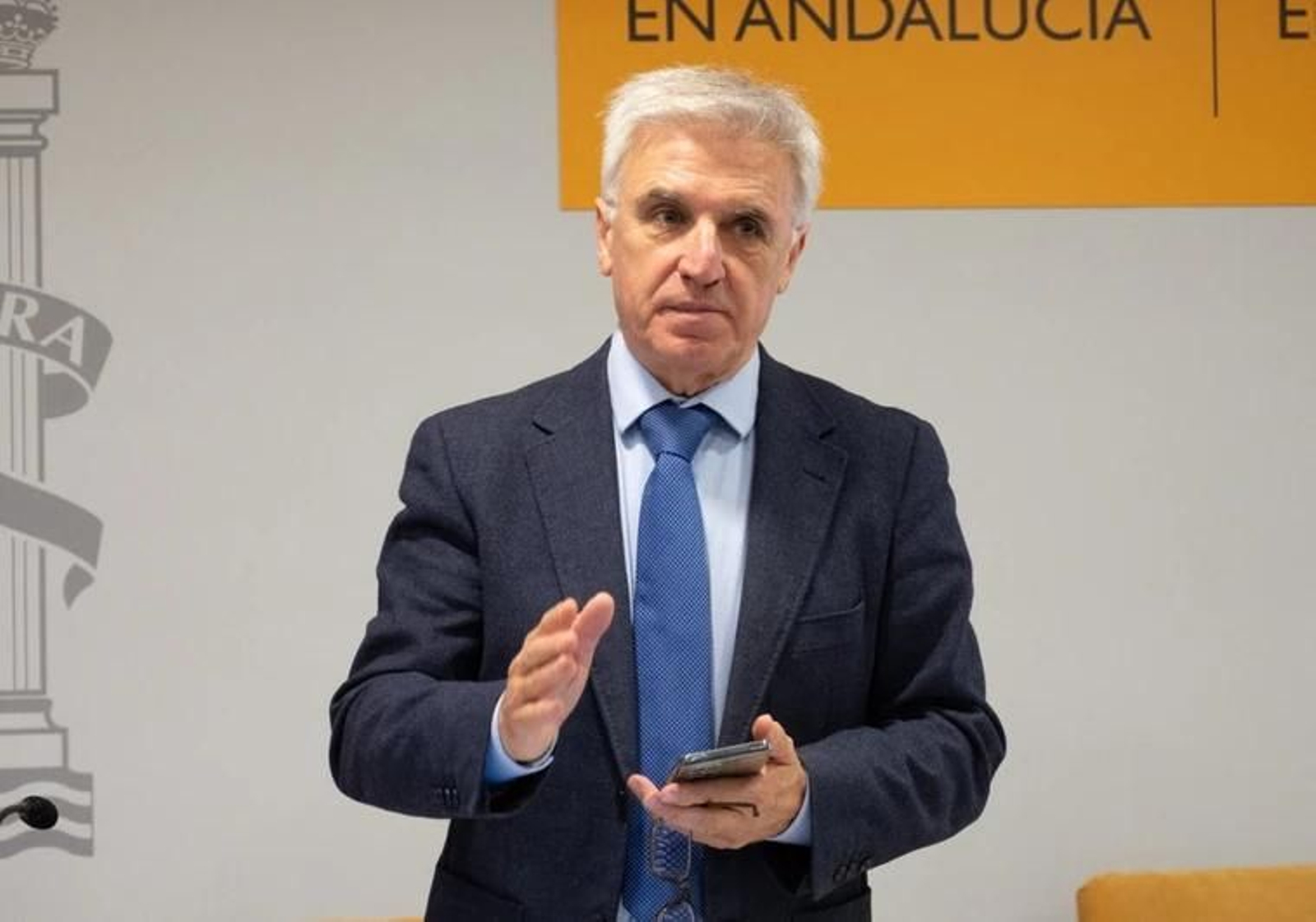 Juan de Dios del Pino, portavoz de la Aemet en Andalucía.