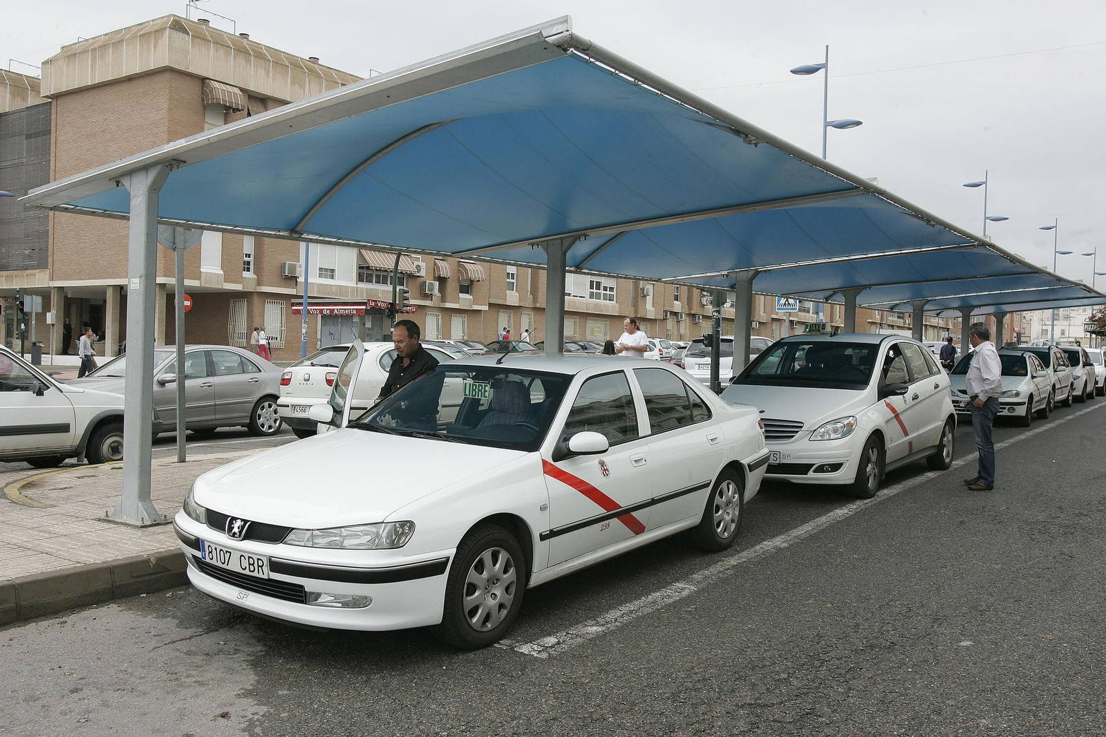 Parada de taxis de Almería.