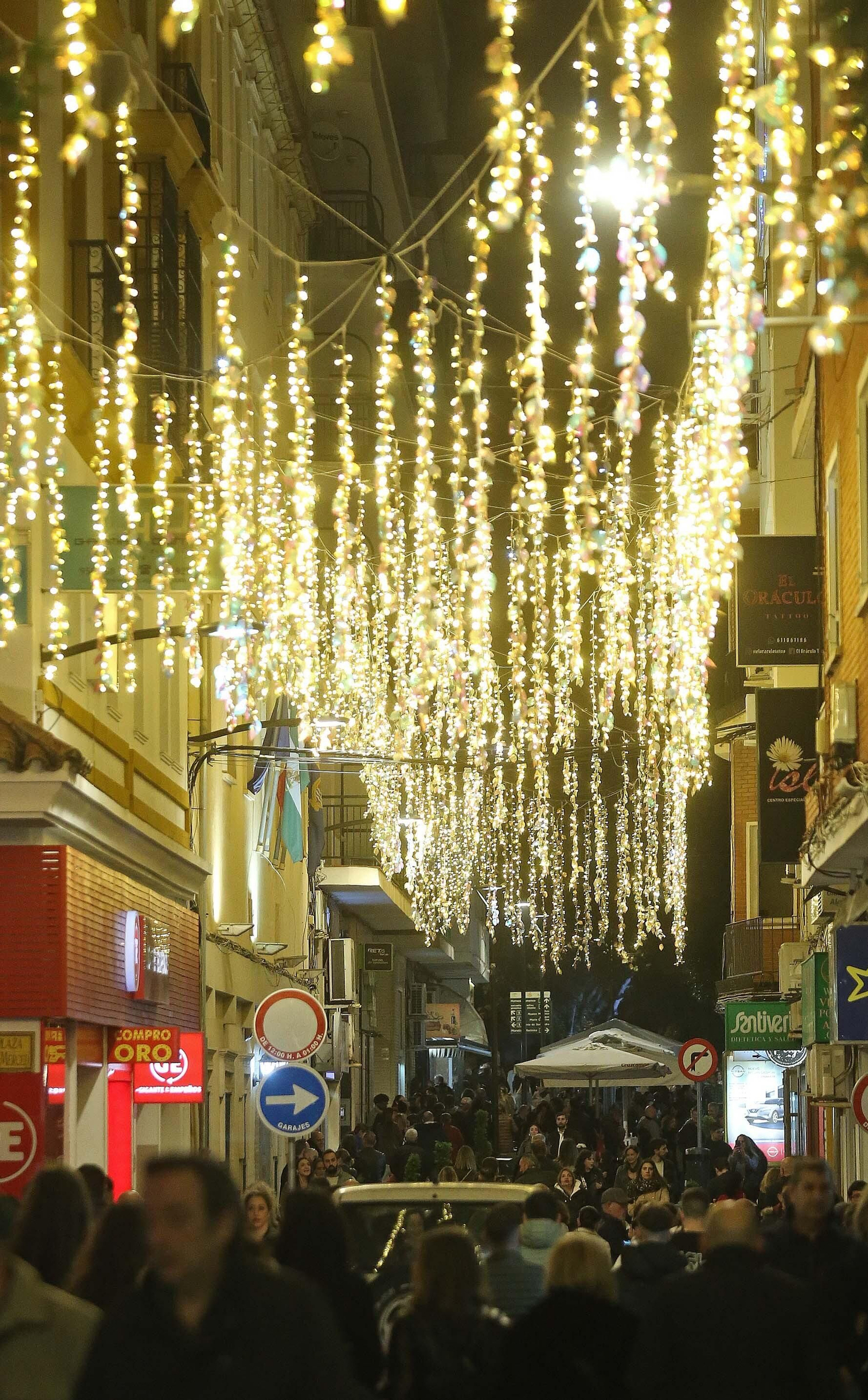 La inauguración del alumbrado navideño de Algeciras, en imágenes