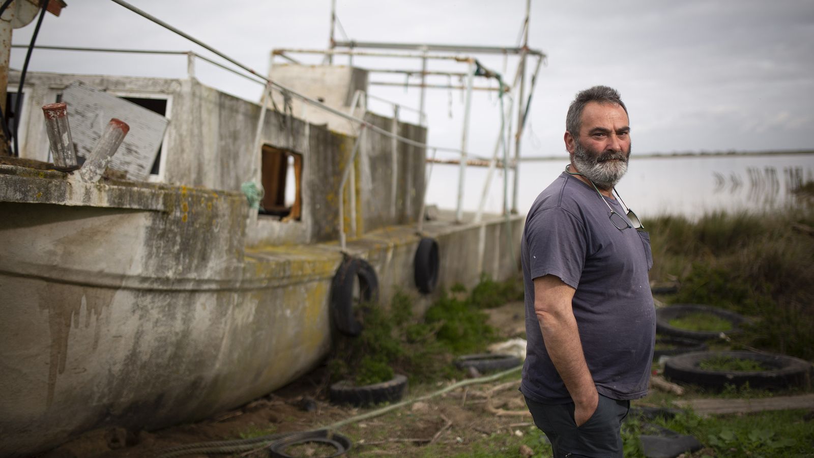 José Manuel Vidal, pescador que perdió a su hermano faenando.