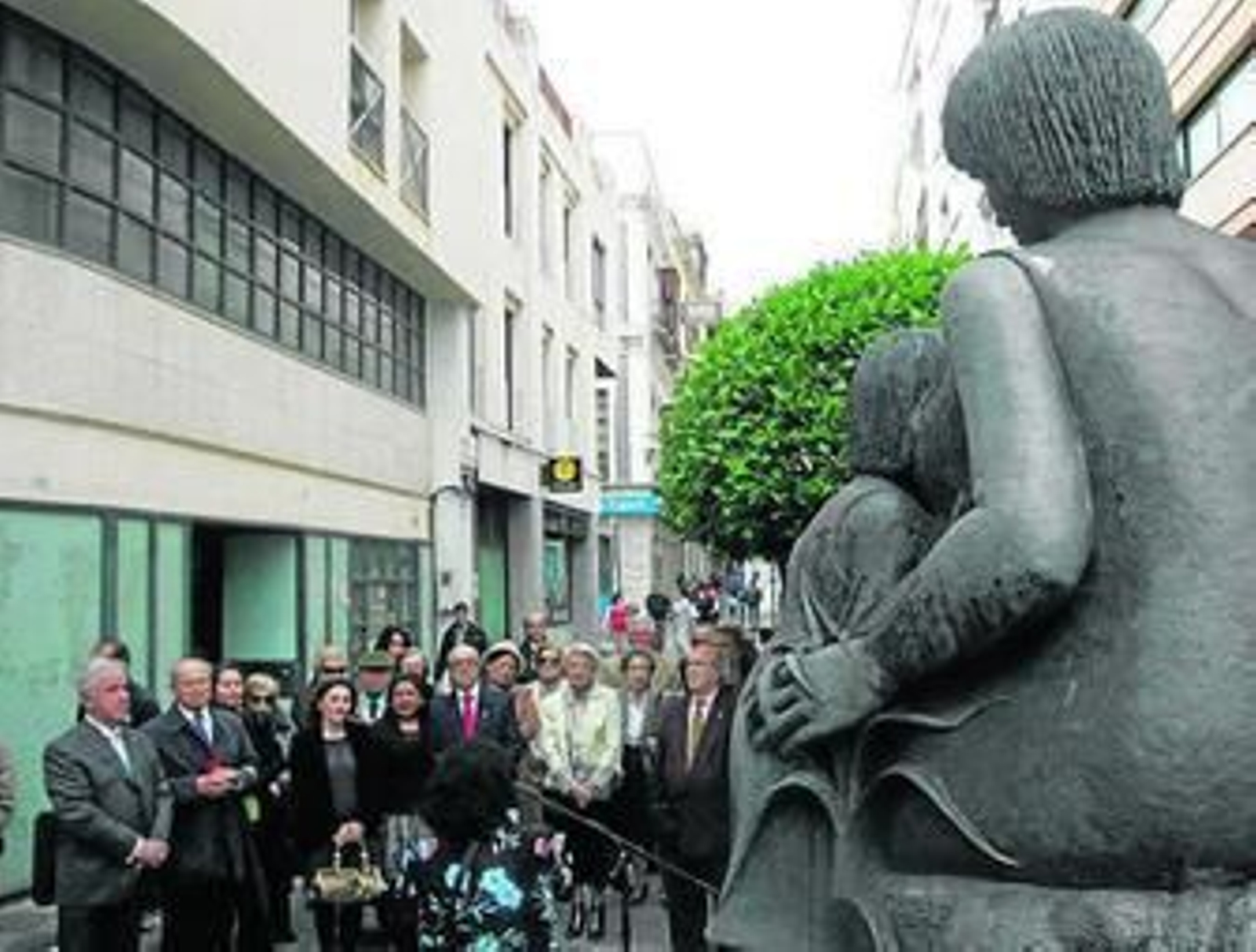 Imagen de archivo del homenaje en el monumento de la madre.