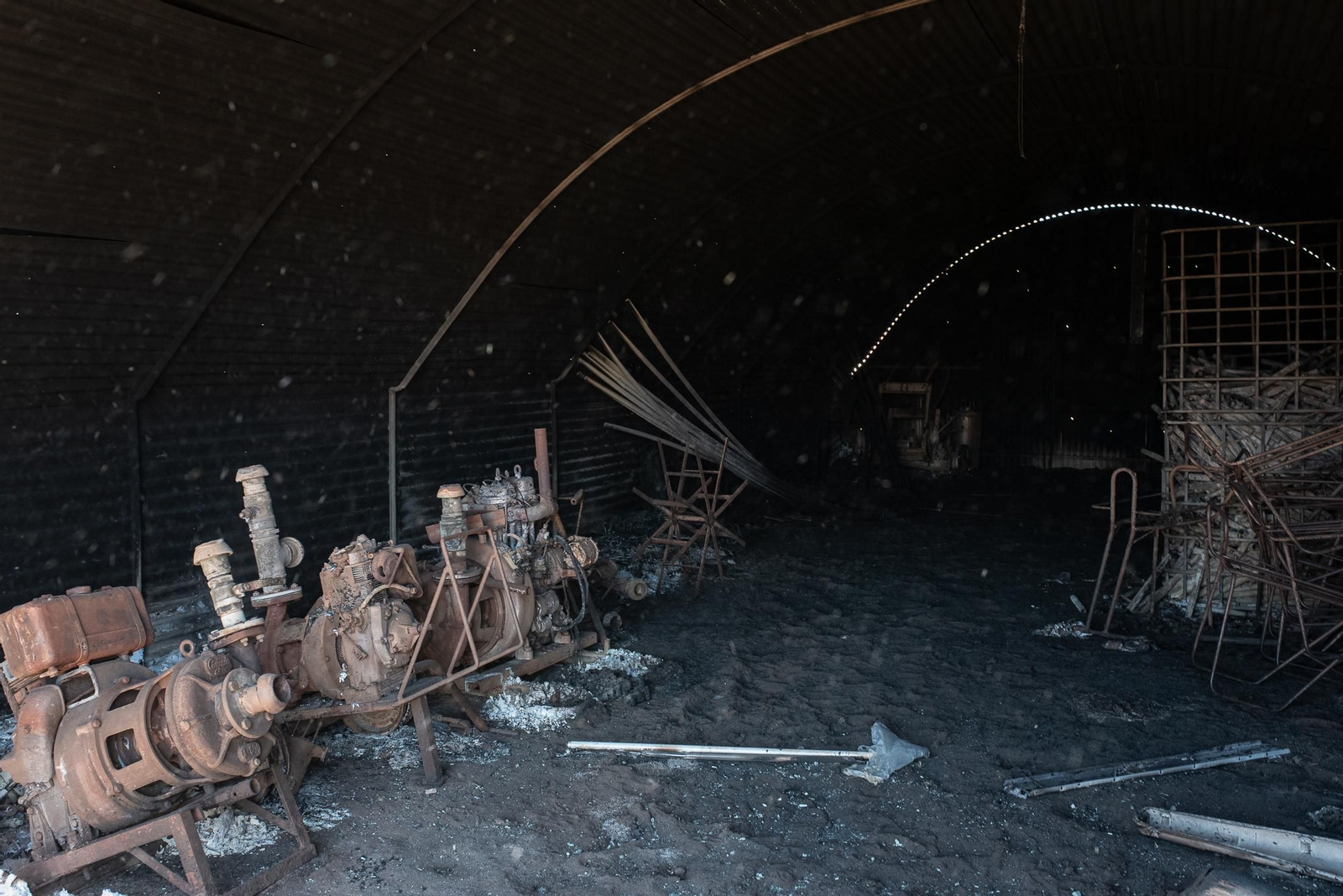 El rastro del incendio de Almonte en imágenes