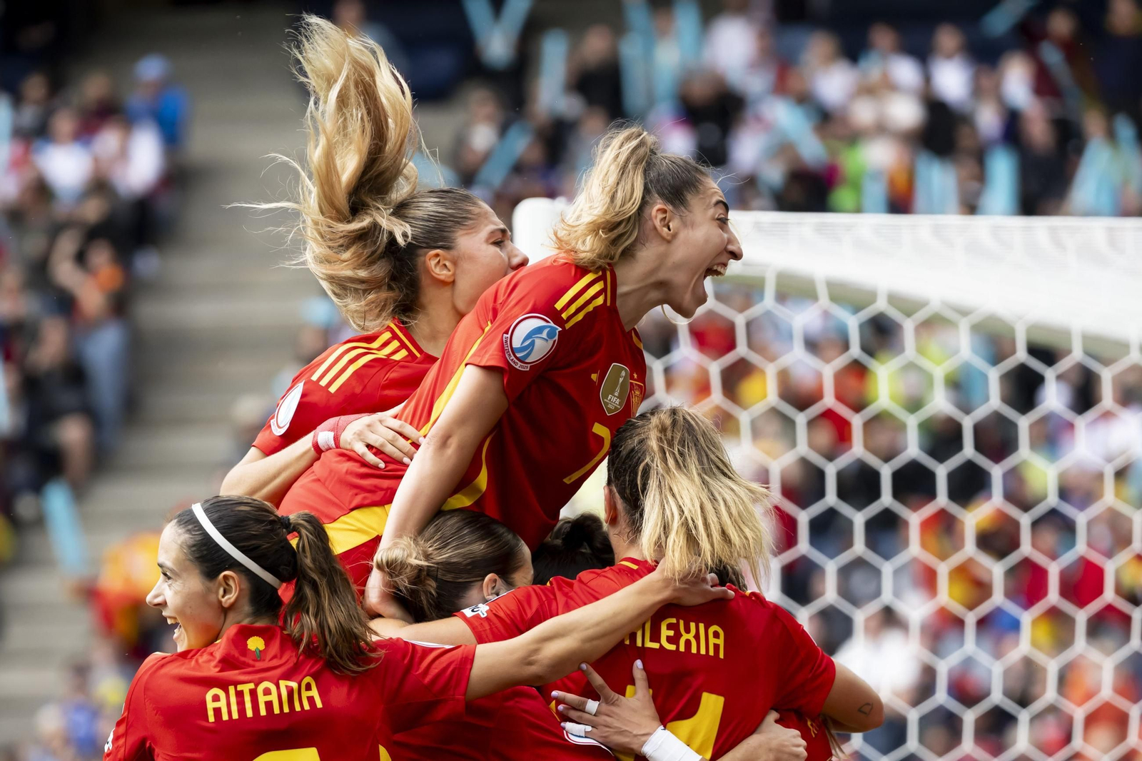 Las mejores imágenes de la final España - Inglaterra de la Eurocopa femenina