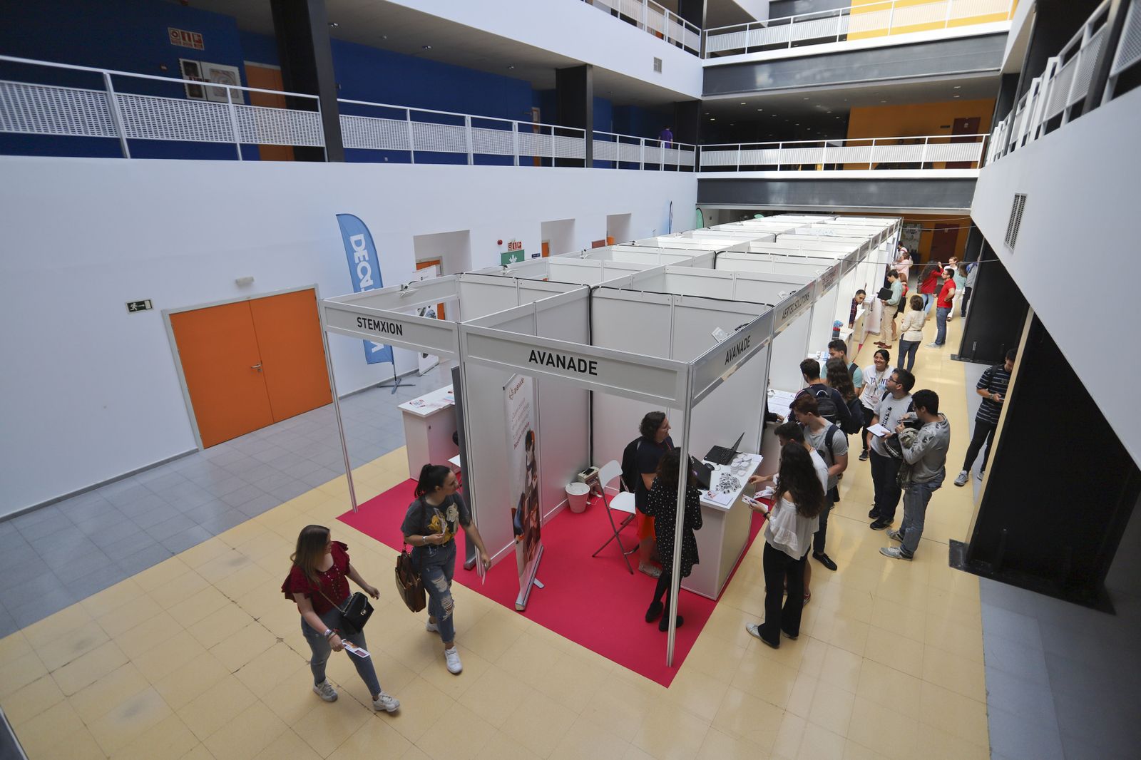 La imágenes de la V Feria de Empleo de la UMA