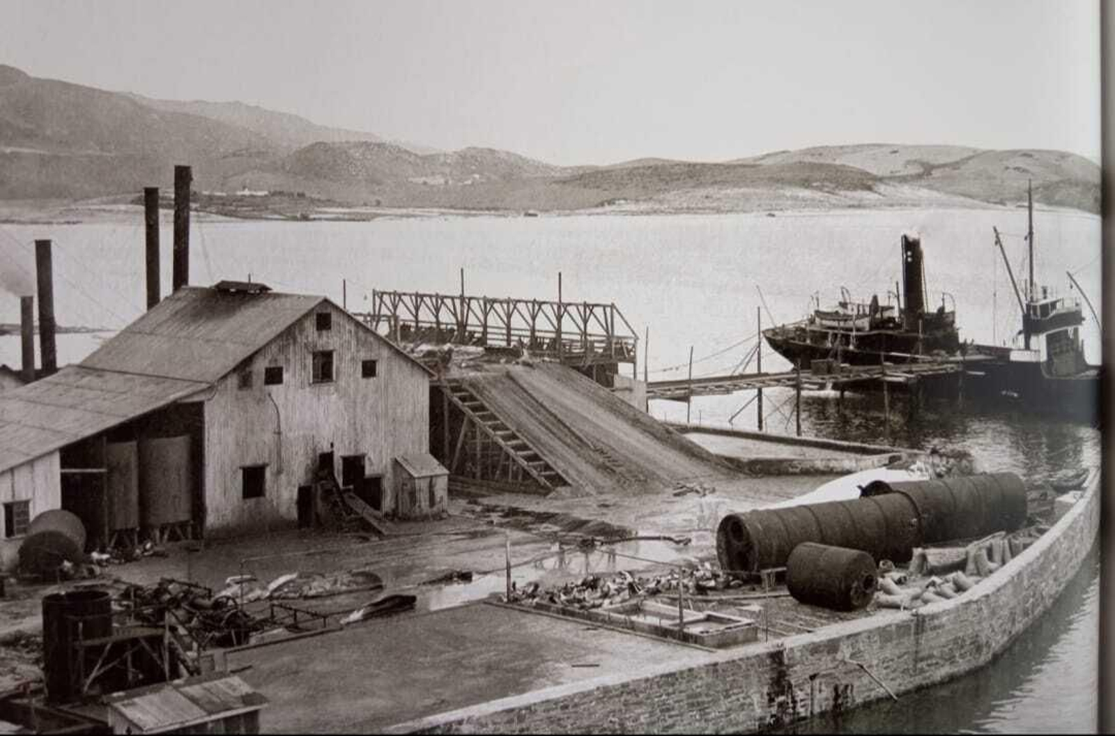 La Ballenera de Algeciras, en Getares, en 1921.