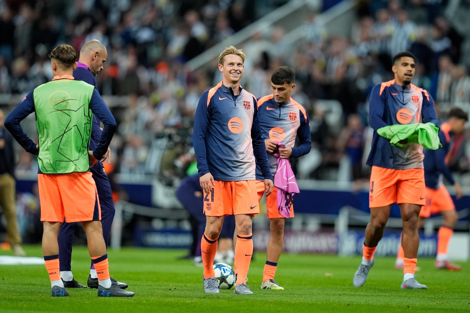 Las fotos del Newcastle-Barcelona