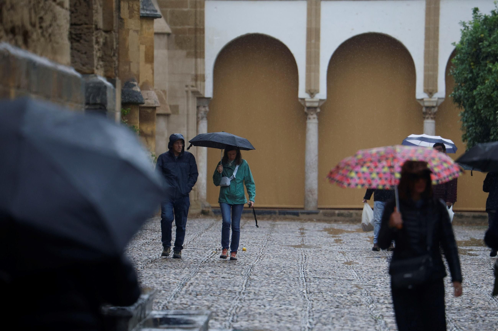 Los últimos coletazos de la borrasca Claudia a su paso por Córdoba