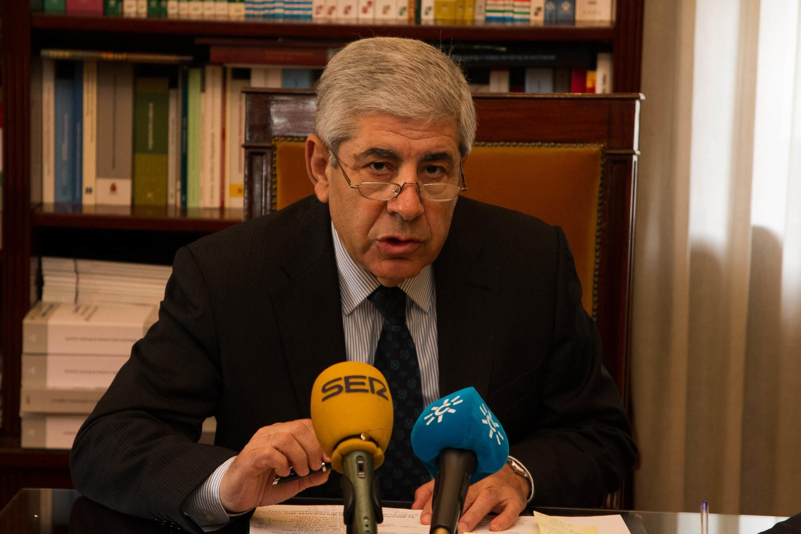 El presidente de la Audiencia de Sevilla, Damián Álvarez.