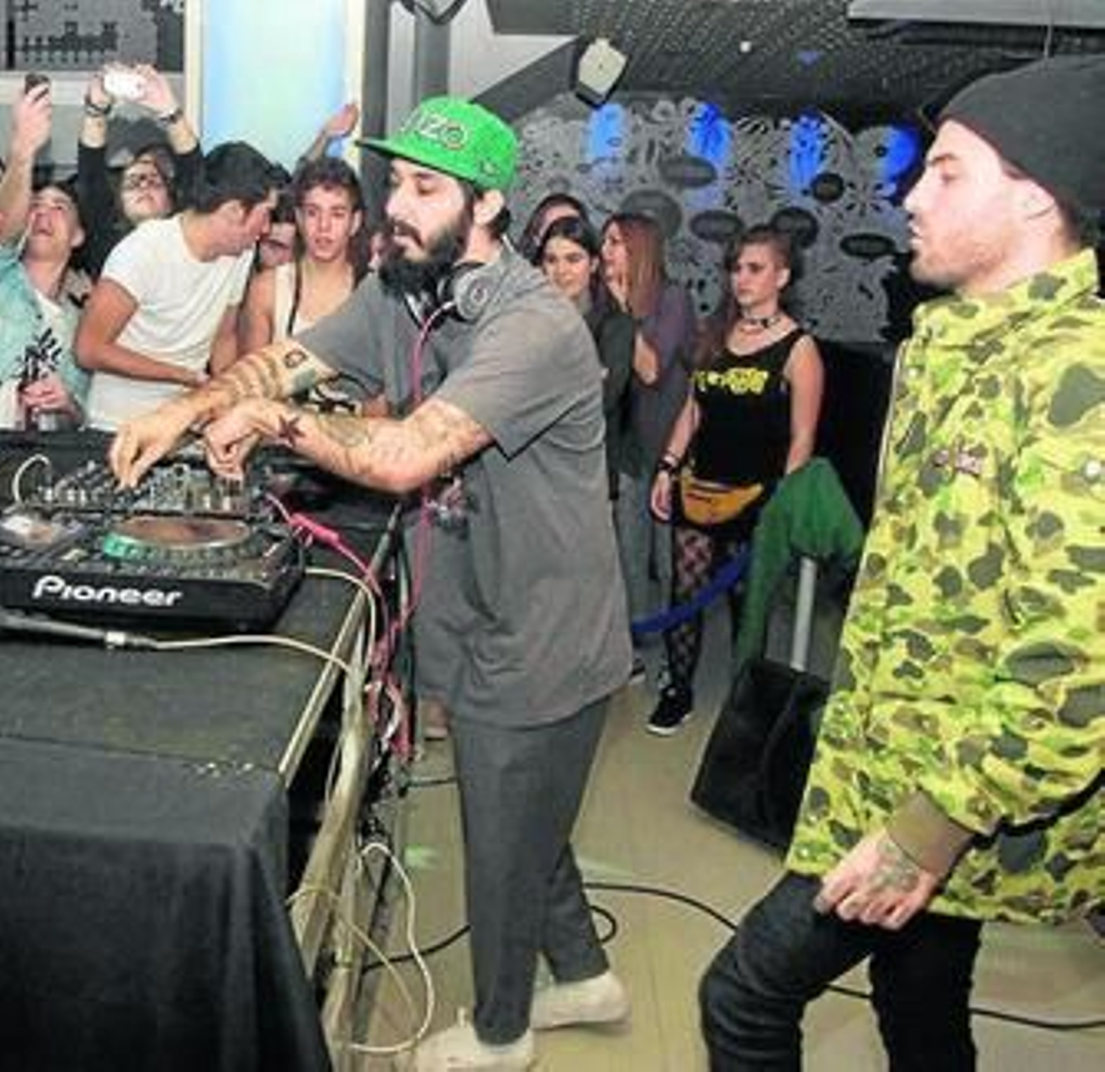 The Zombie Kids durante el concierto ofrecido el jueves en Cibeles.