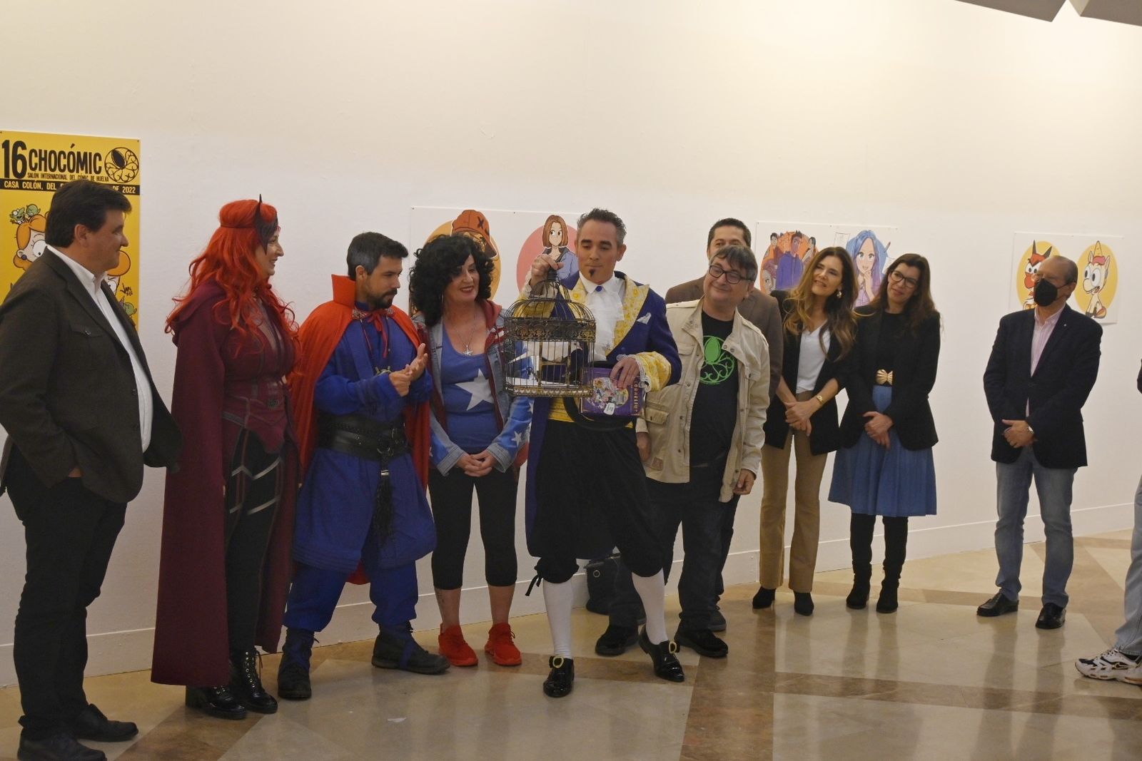 Imágenes de la inauguración del 16º Salón Internacional del Comic de Huelva