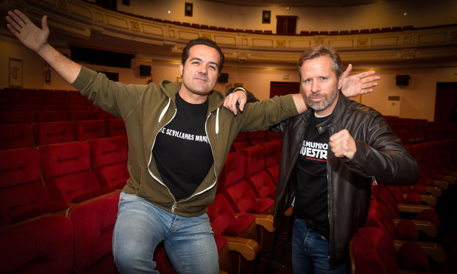 El dúo humorístico Los Compadres en el Cine Cervantes de Sevilla