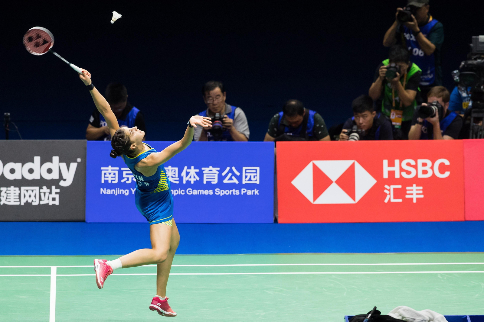 Las imágenes de la final del Mundial de Bádminton entre Marín y Sindhu