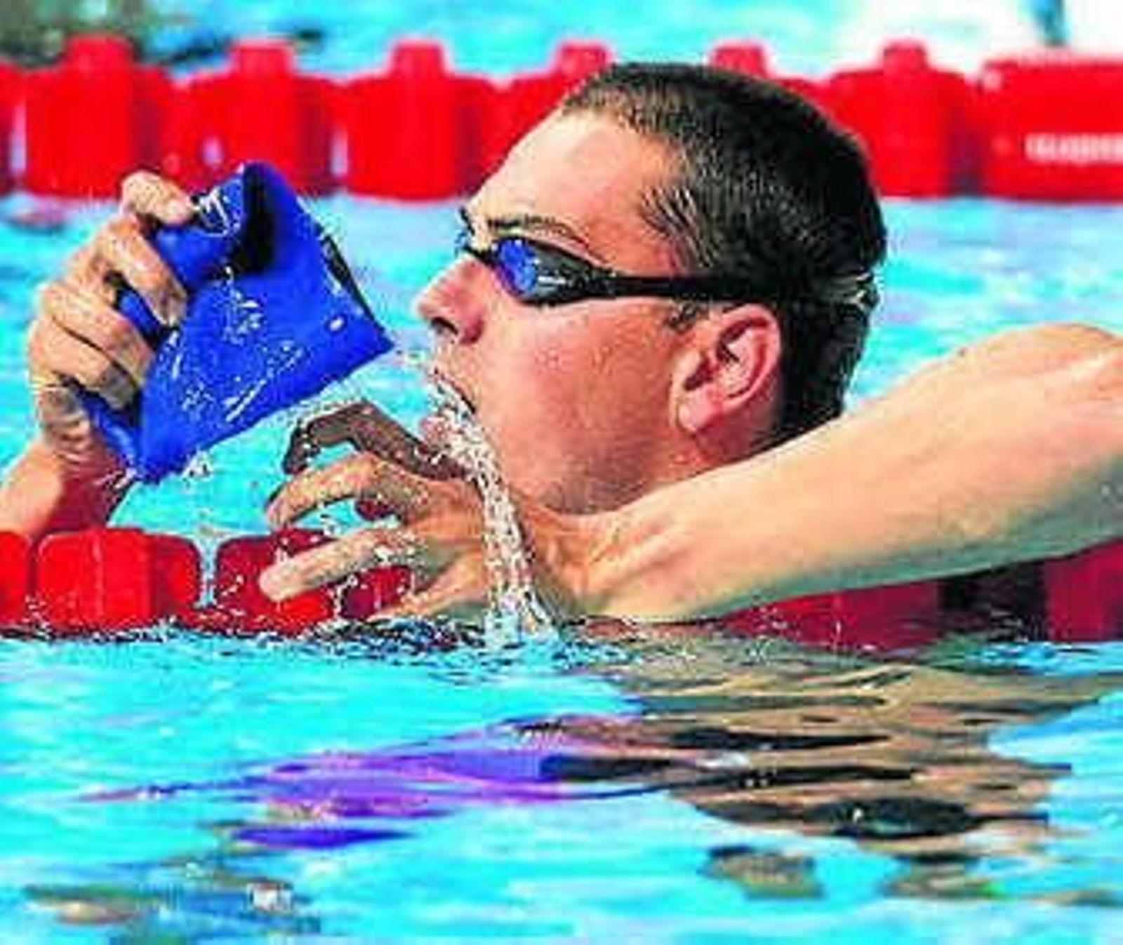 Rafa Muñoz tras una prueba.