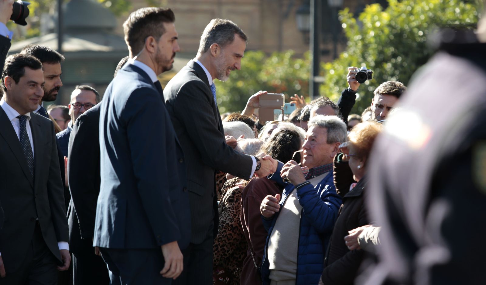 Las imágenes de la visita del Rey a Sevilla