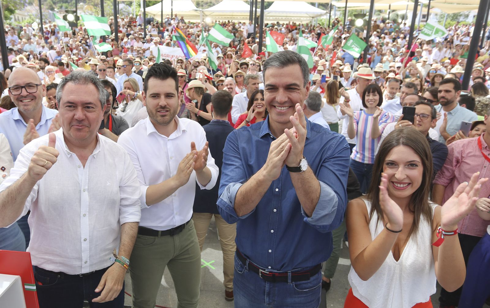 El acto del PSOE de este sábado en Cártama, en fotos
