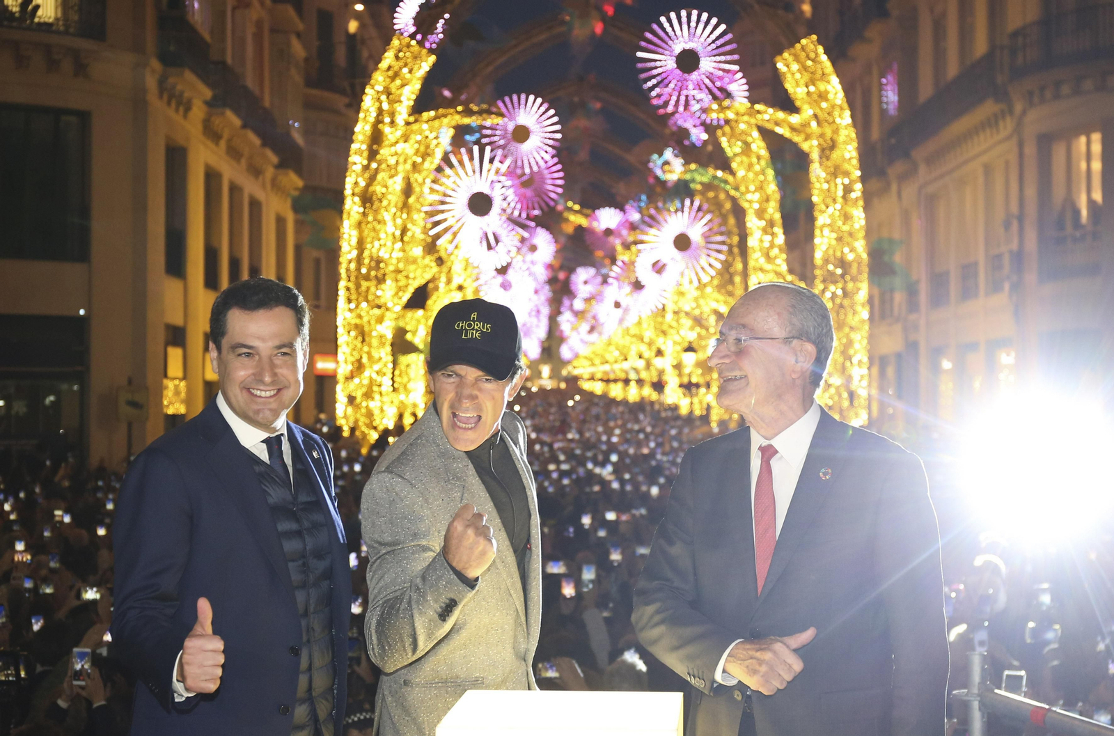 Las fotos de las luces de Navidad en Málaga Las fotos de las luces de Navidad en Málaga