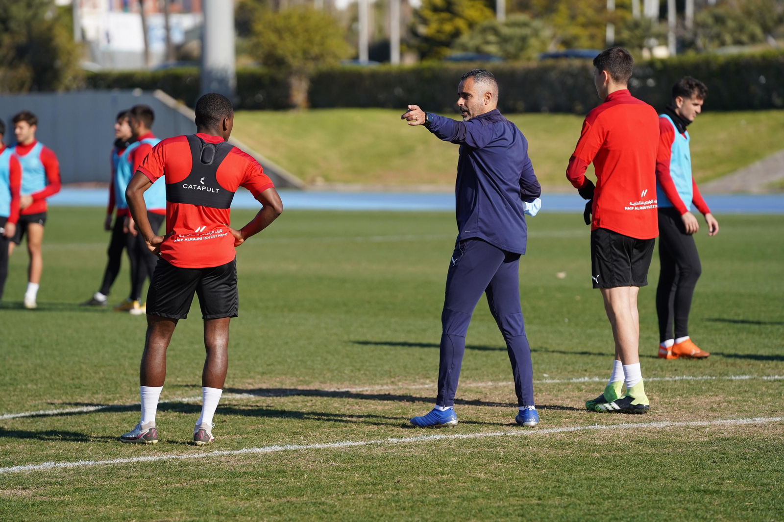 Entrenamiento del Almería, viernes 15