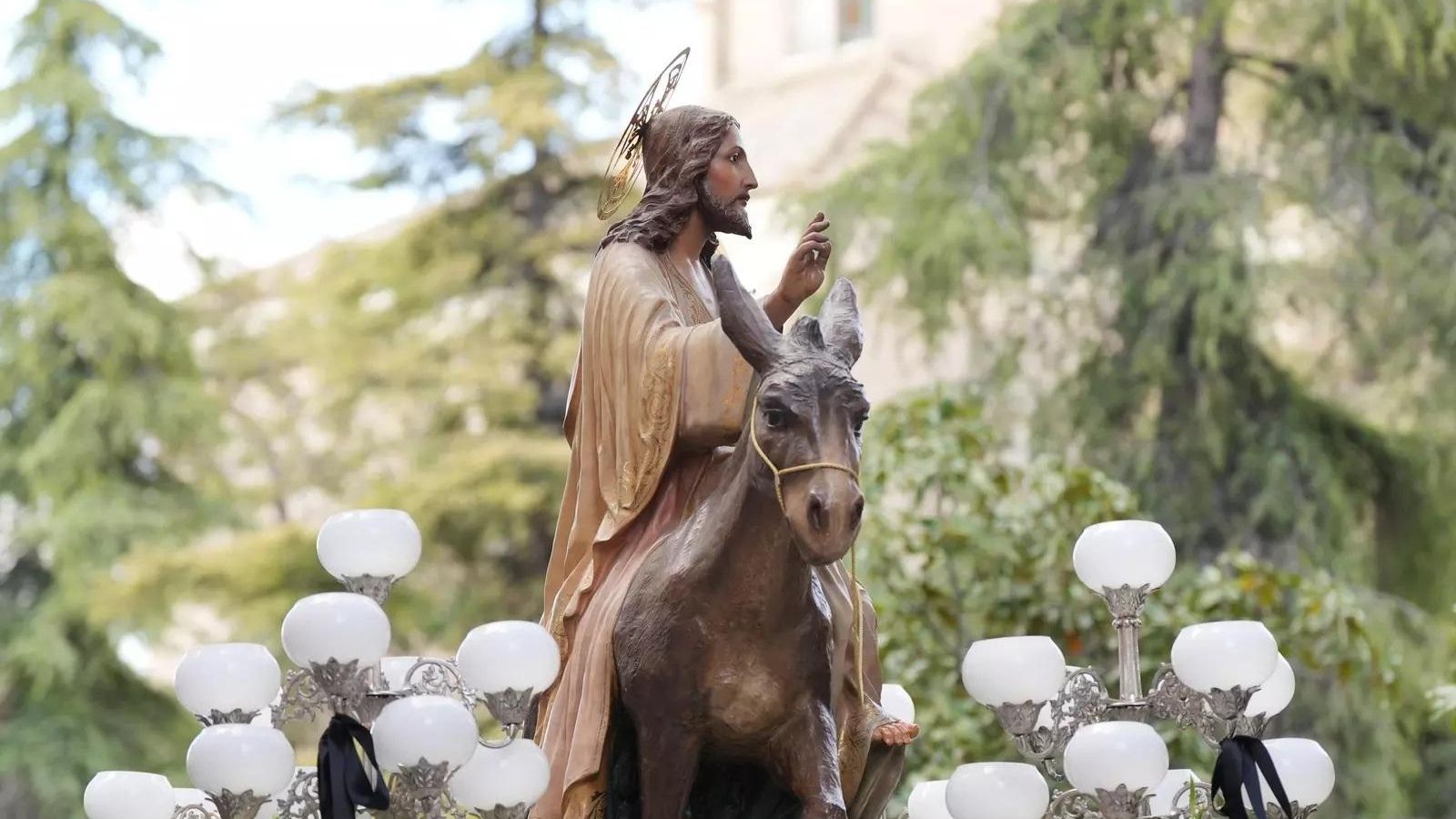 Nuestro Padre Jesús en la Entrada Triunfal, durante la pasada Semana Santa.