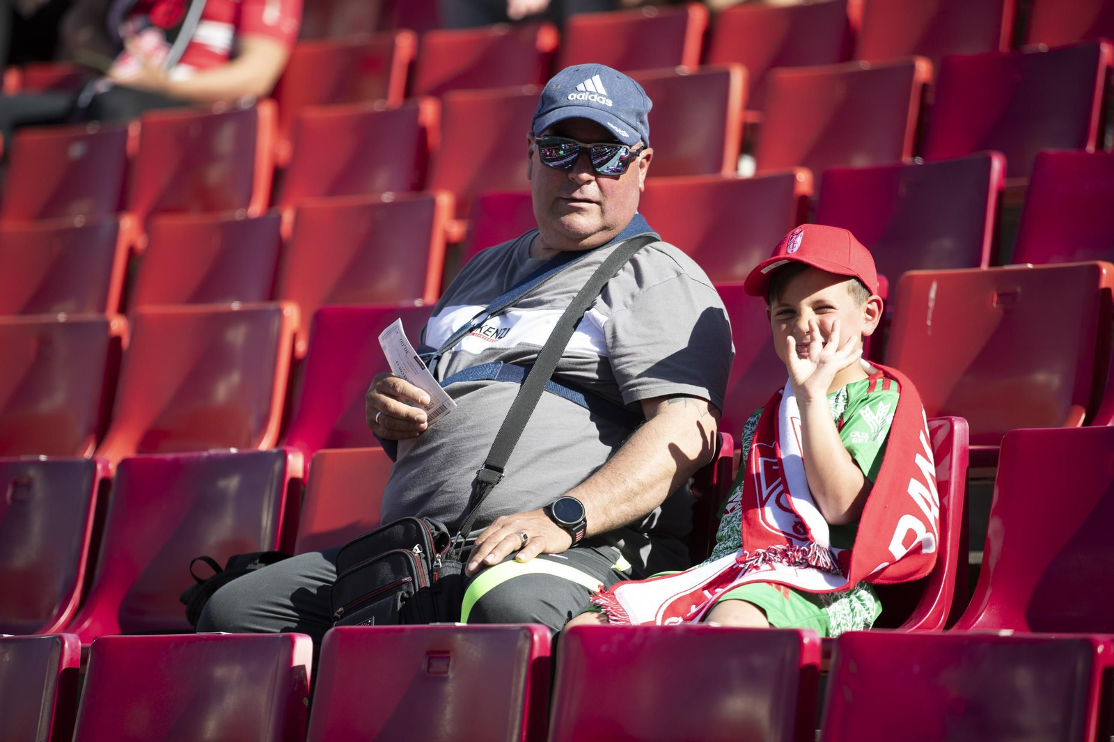 Encuéntrate en la grada de Los Cármenes en el partido del Granada CF-Elche