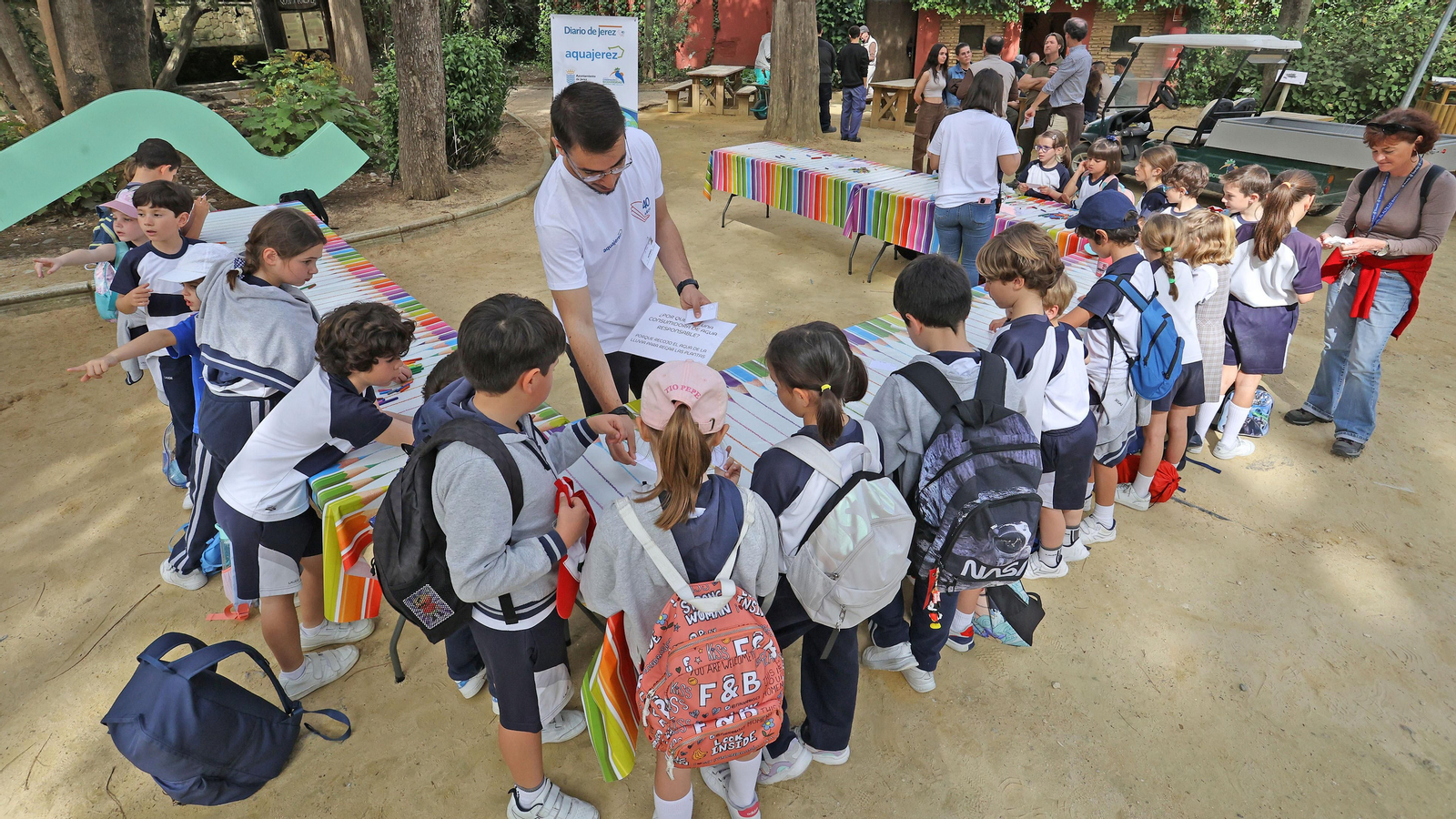 Día Mundial del Agua de Aquajerez y aniversario de Diario de Jerez en el Zoo