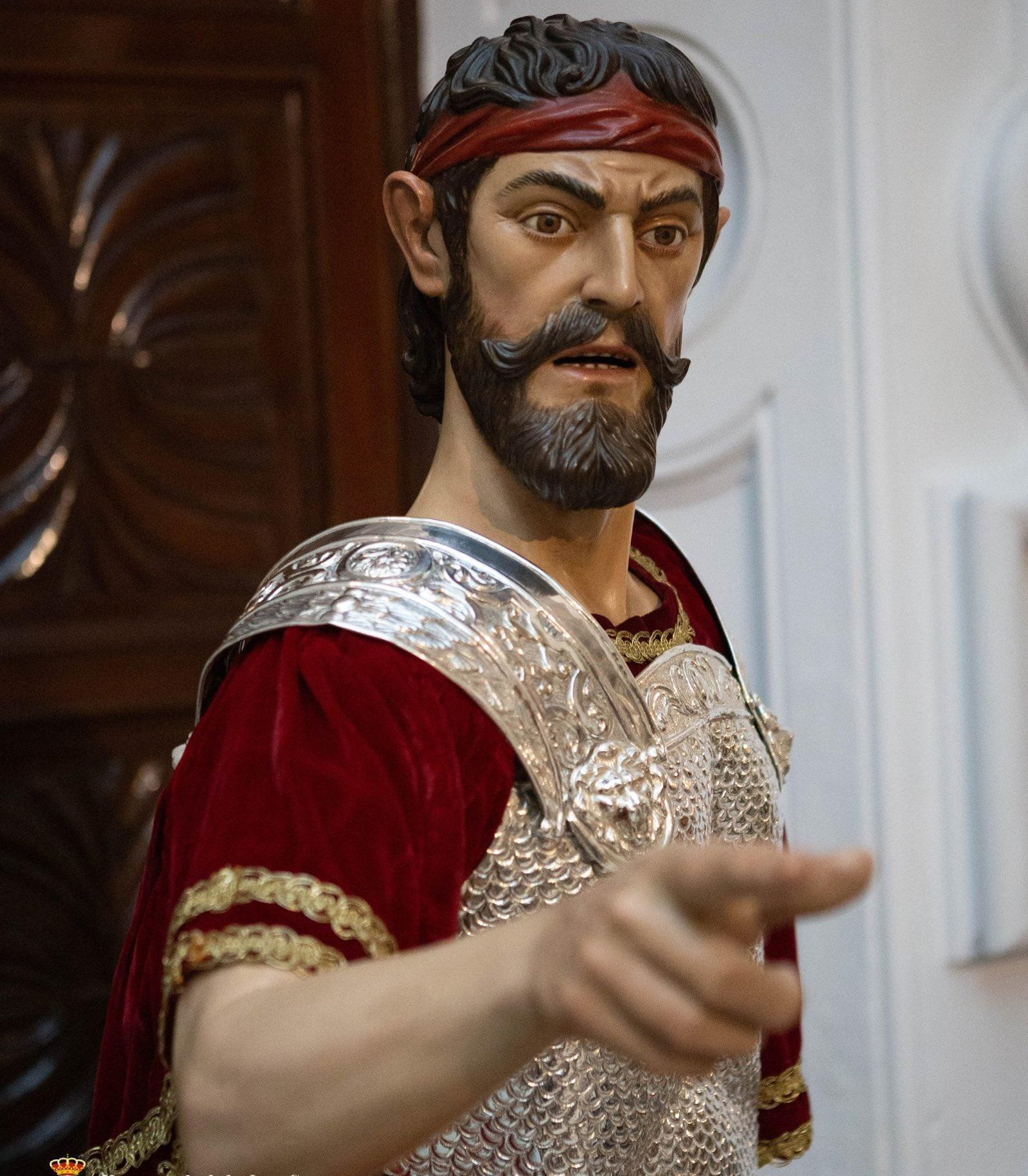 Sayón reconvertido en soldado romano de Cigarreras.