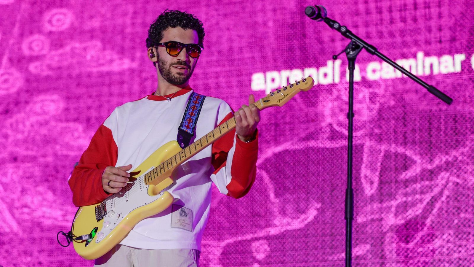 Yorghaki durante su actuación en Concert Music Festival 2025