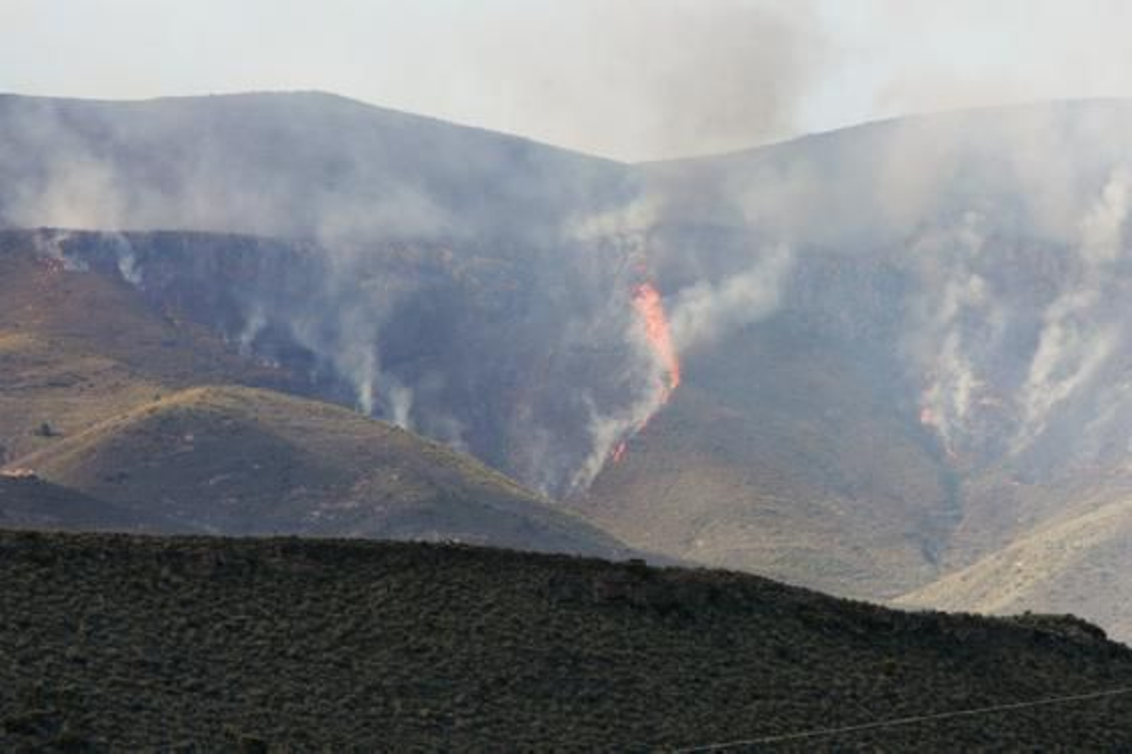 Las imágenes del incendio de Alhama