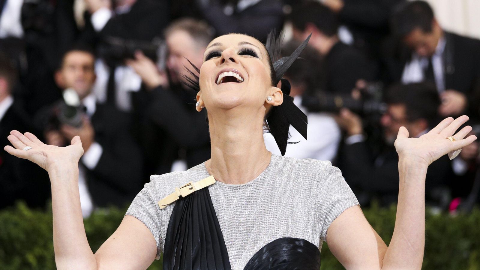 Céline Dion en una gala poco antes de la pandemia