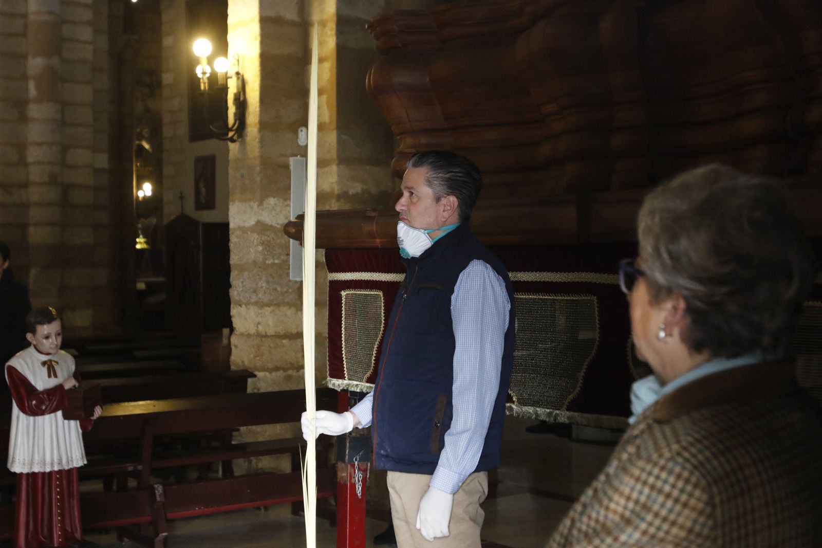 Las fotos de un atípico Domingo de Ramos en San Lorenzo