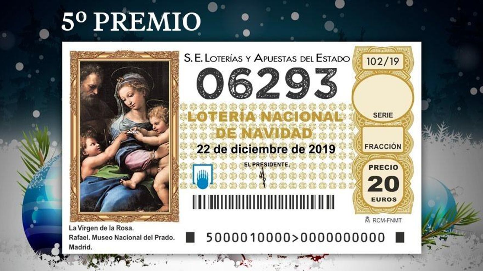 Quinto premio que también ha dejado un pellizco en Sevilla, en Bellavista, y Almería.