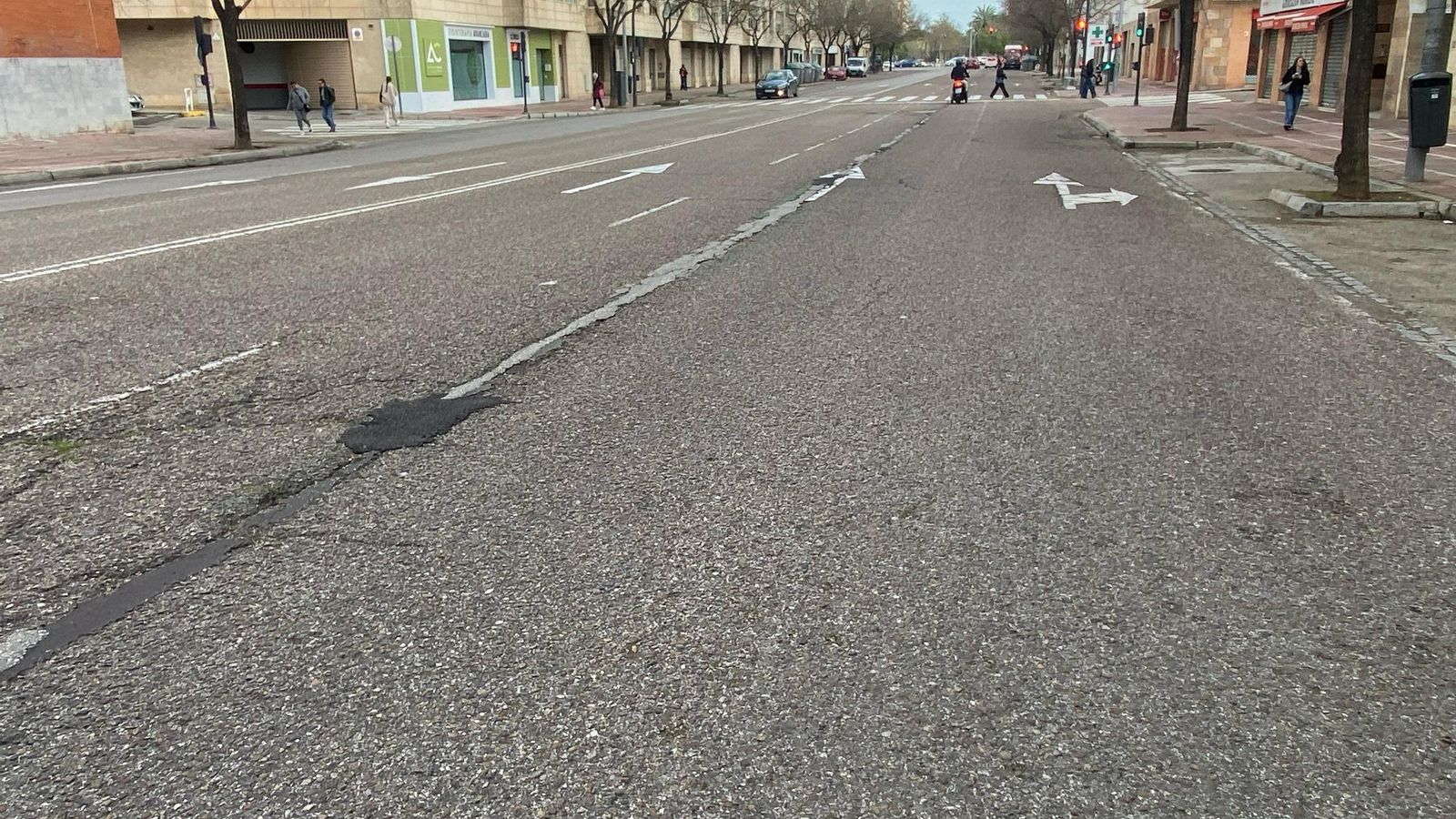 Otra vista de la avenida Bueno Monreal