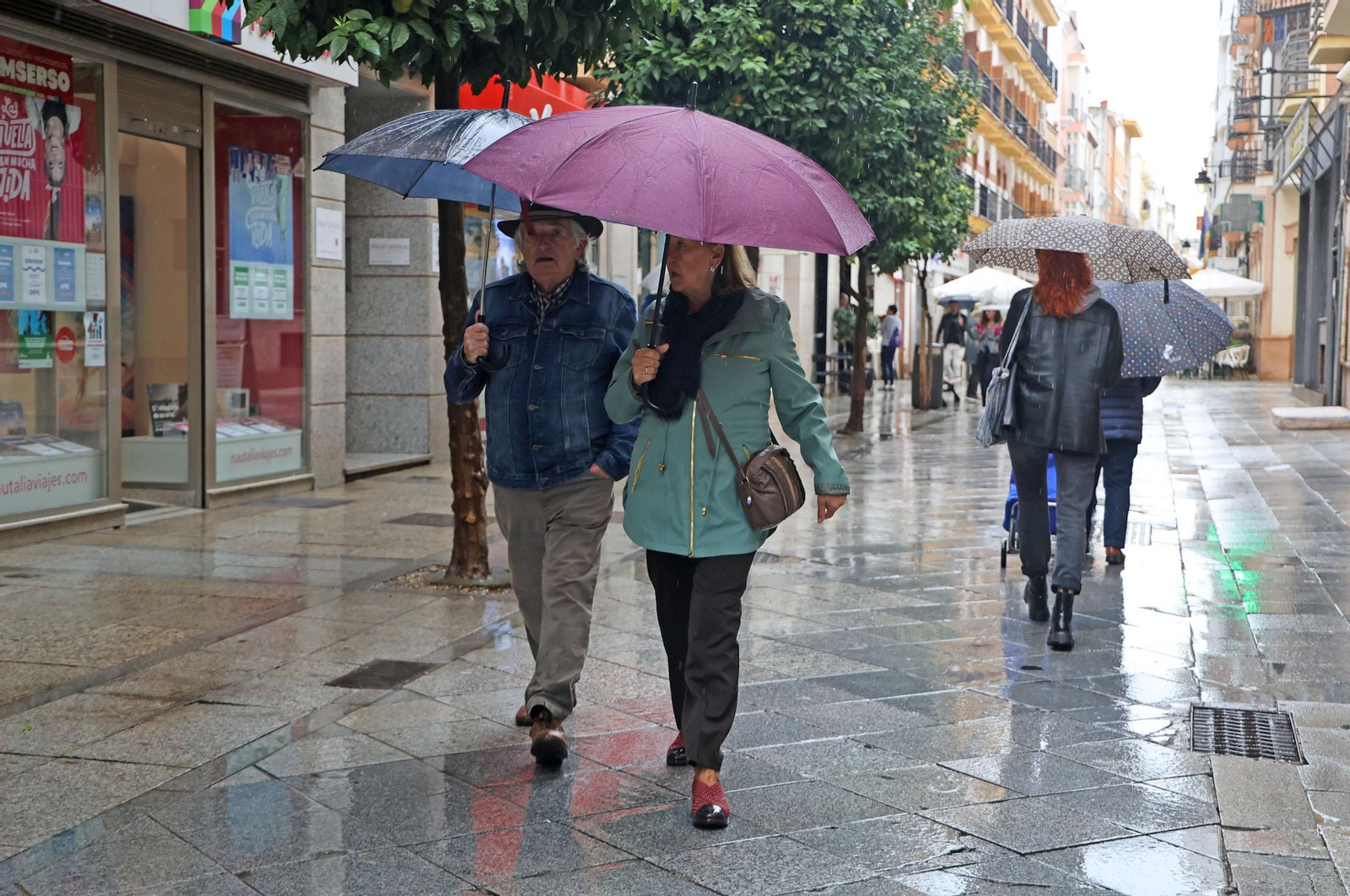 Imágenes del día de lluvia en Huelva
