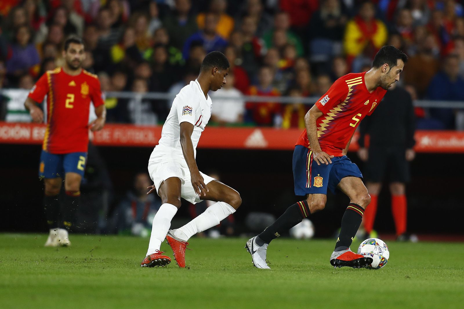 Las imágenes del España-Inglaterra