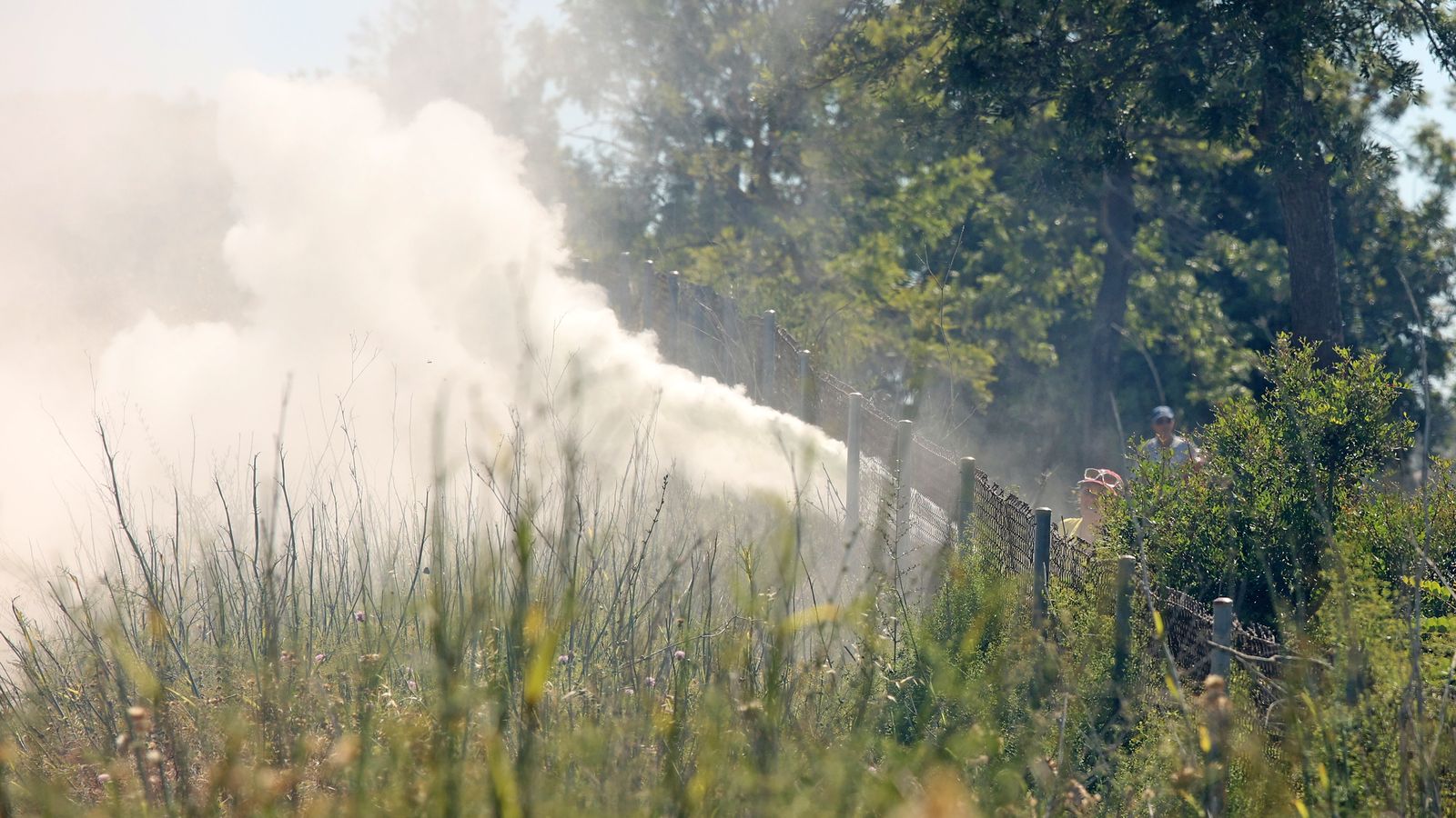 Incendio de pastos por la zona de Hogar Siloé