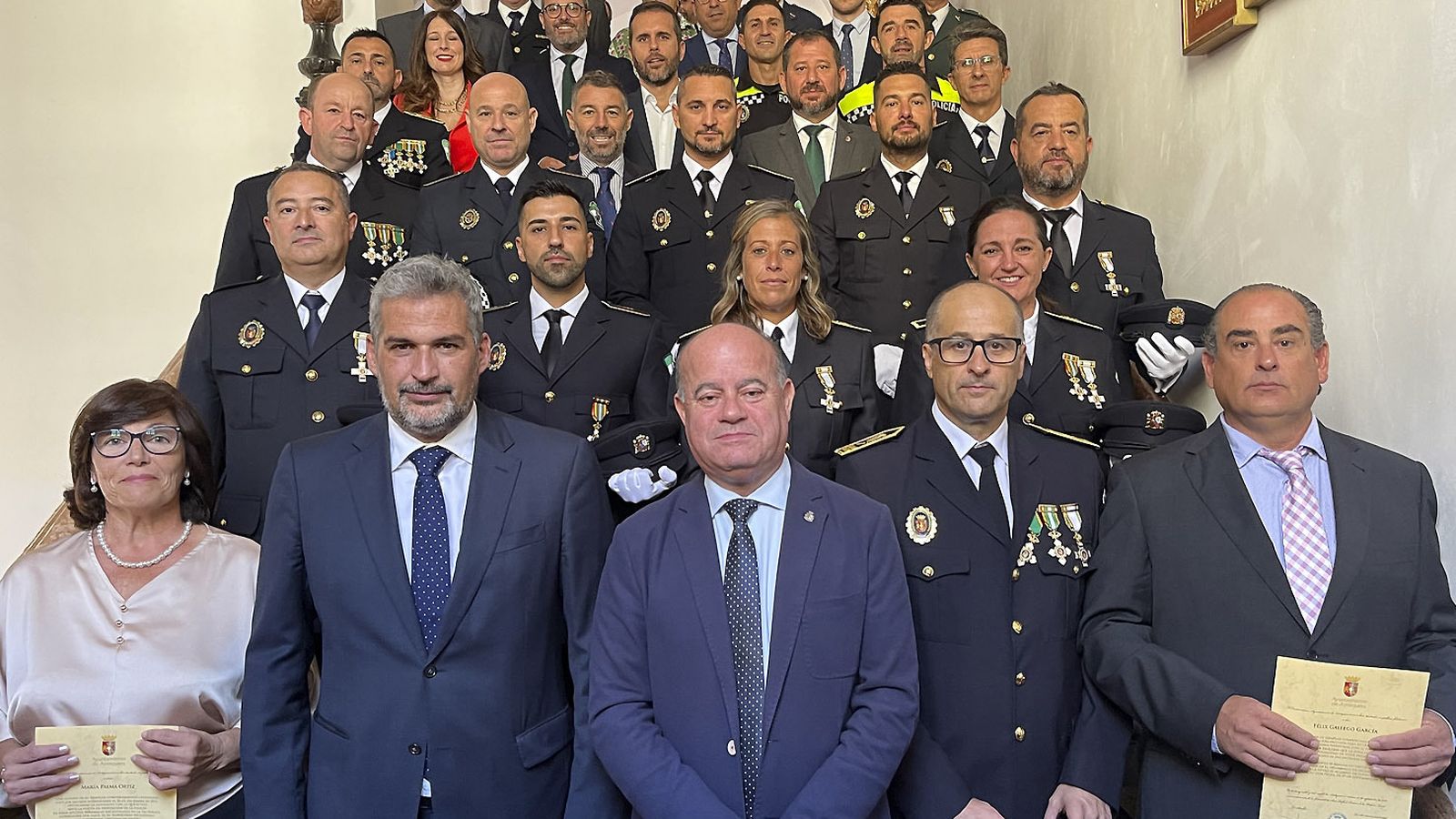 Acto conmemorativo de la festividad del patrón de la Policía Local de Antequera.
