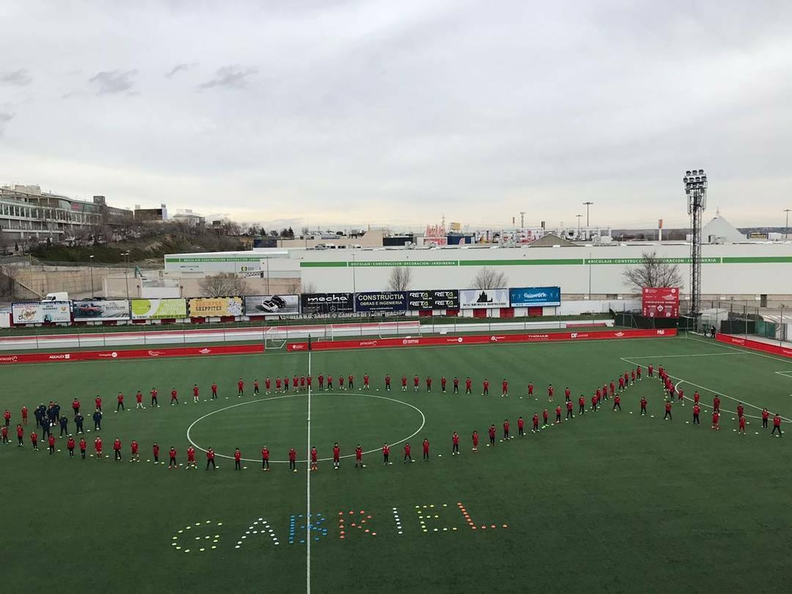 Iniciativa de las categorías inferiores del club San Sebastián de los Reyes en Madrid.