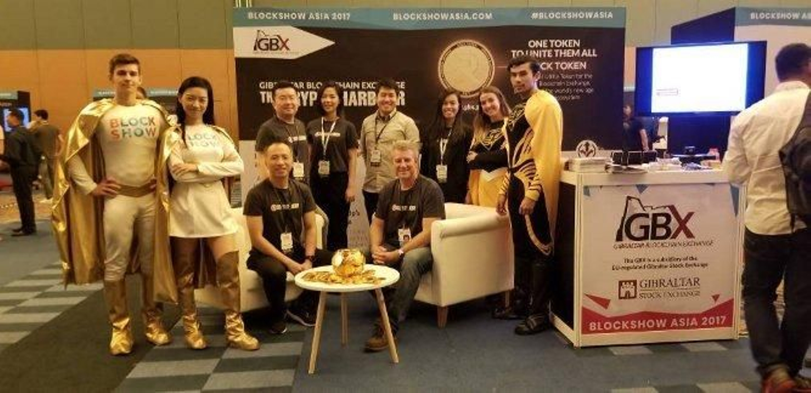 La presentación de Rock Tocken en la Blockshow Asia, celebrada en Singapur, el pasado noviembre.