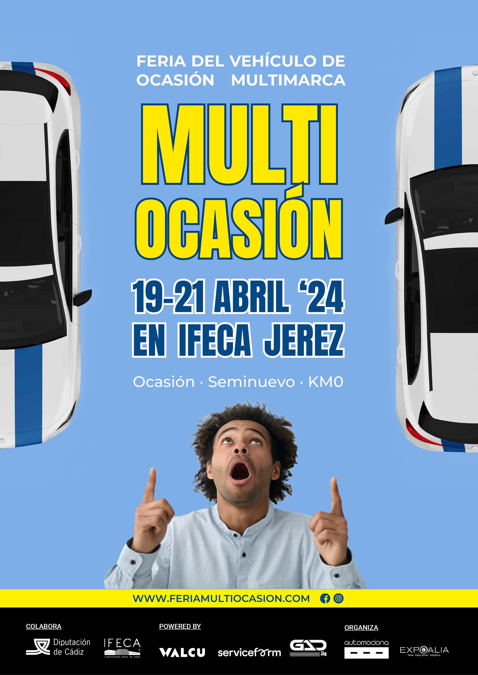 Detalle del cartel anunciador de Multiocasión de este fin de semana en Ifeca.