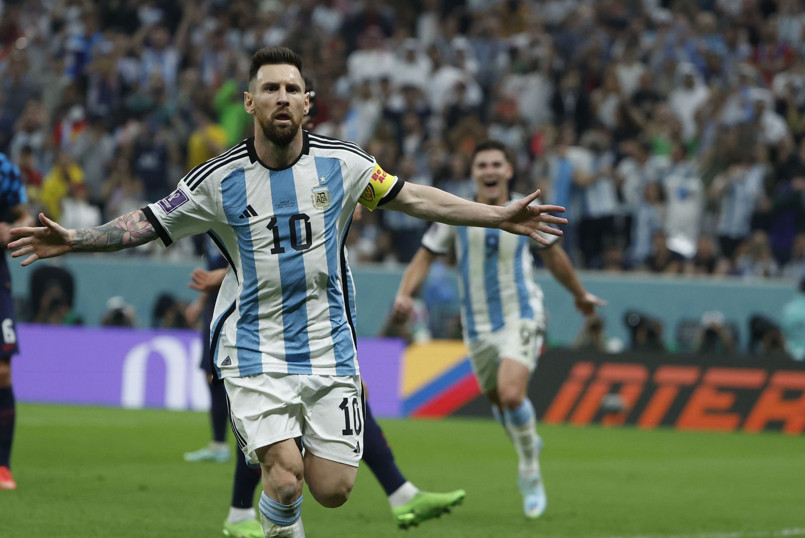 Las fotos de Messi contra Croacia